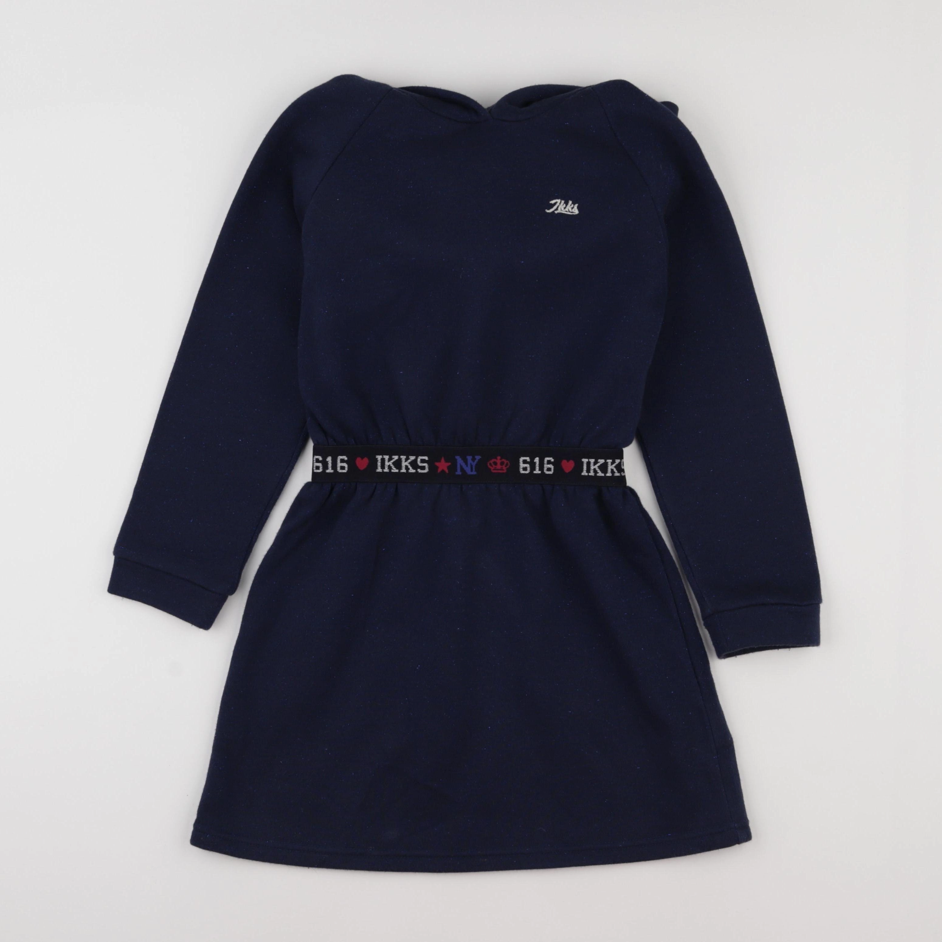 IKKS - robe bleu - 8 ans