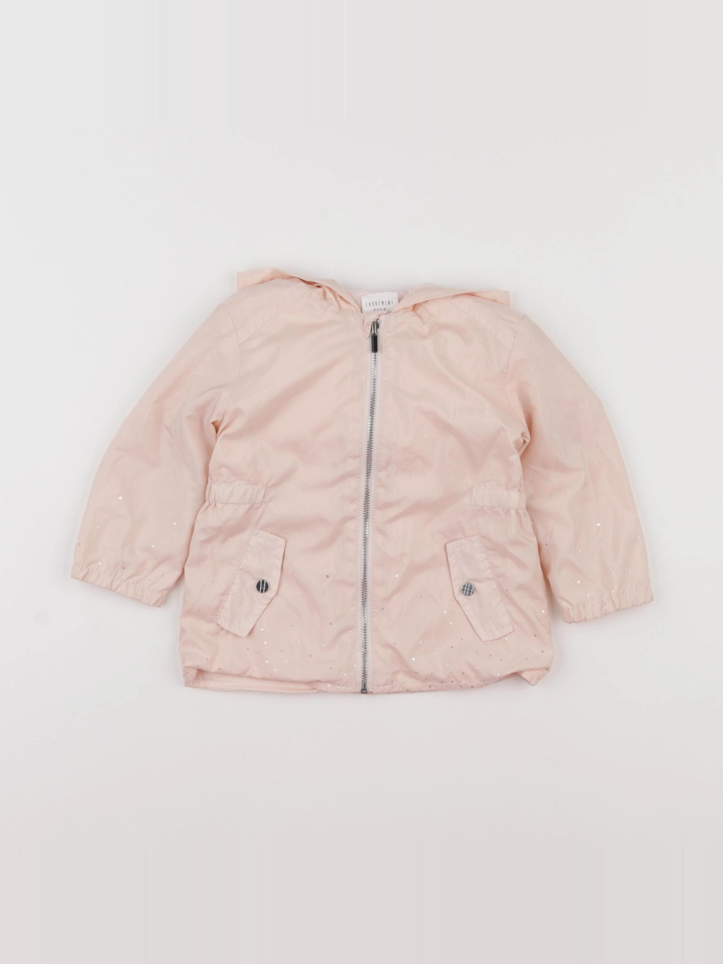 Carrément Beau - imperméable rose - 12 mois