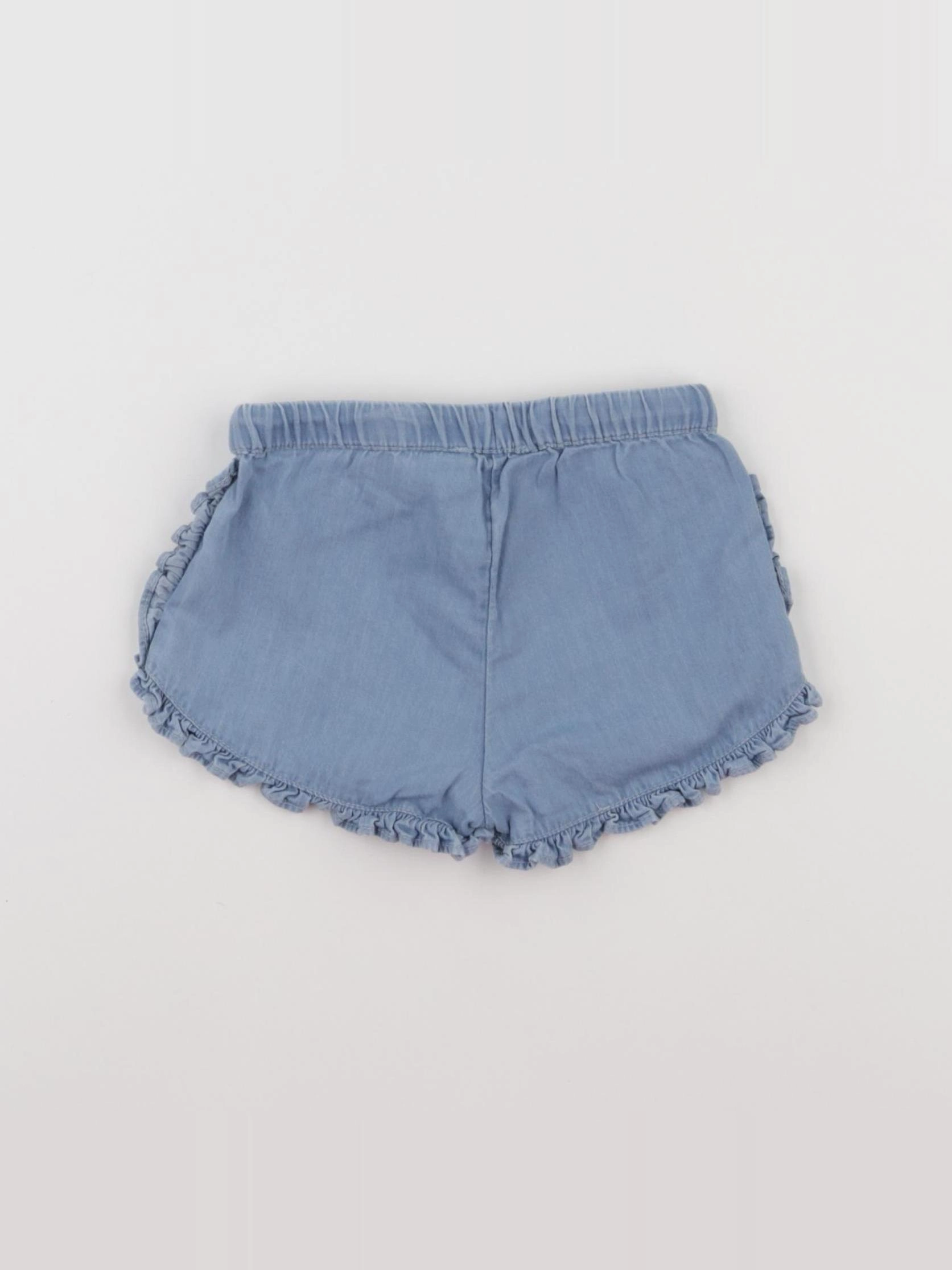 Boutchou - short bleu - 6 mois