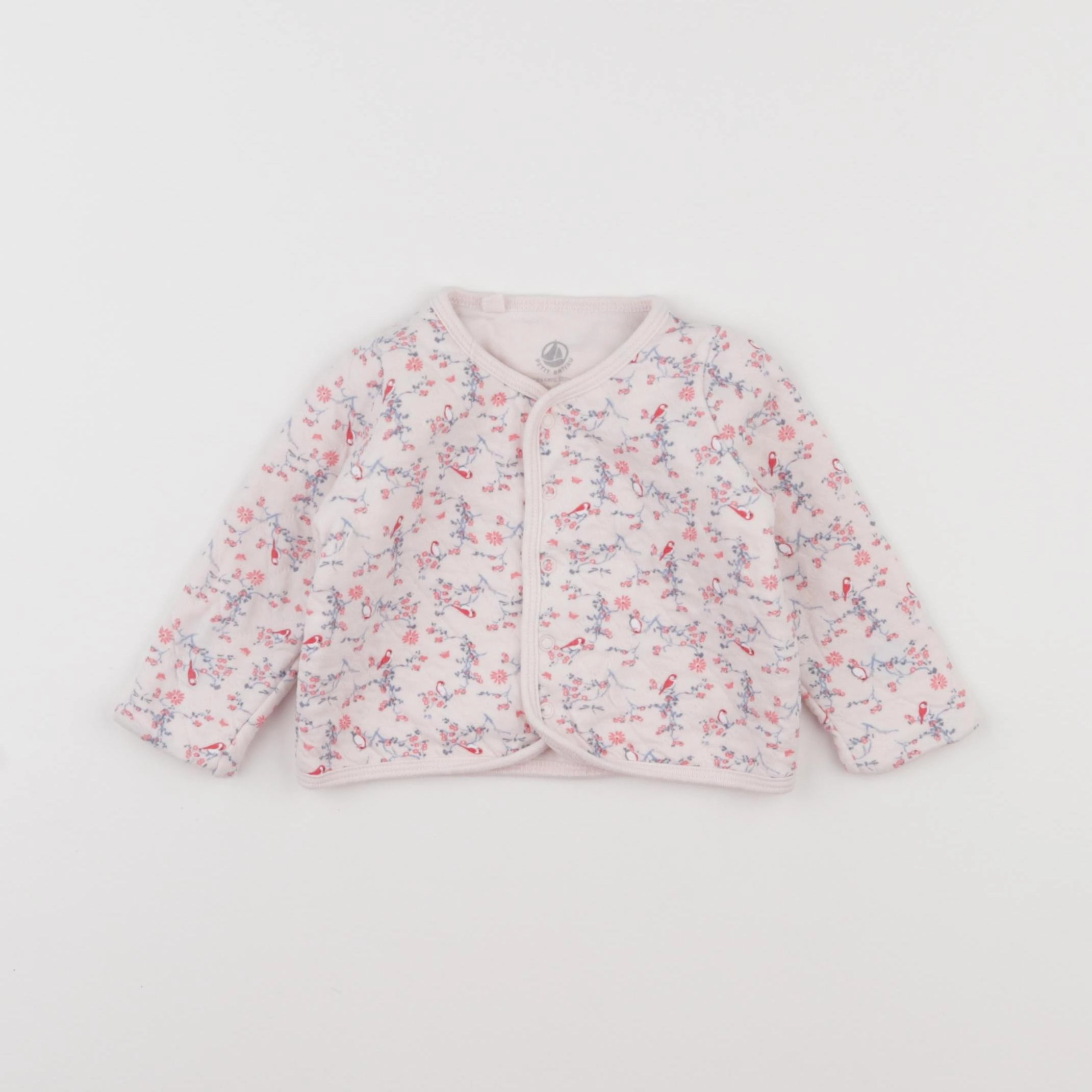 Petit Bateau - sweat rose - 6 mois