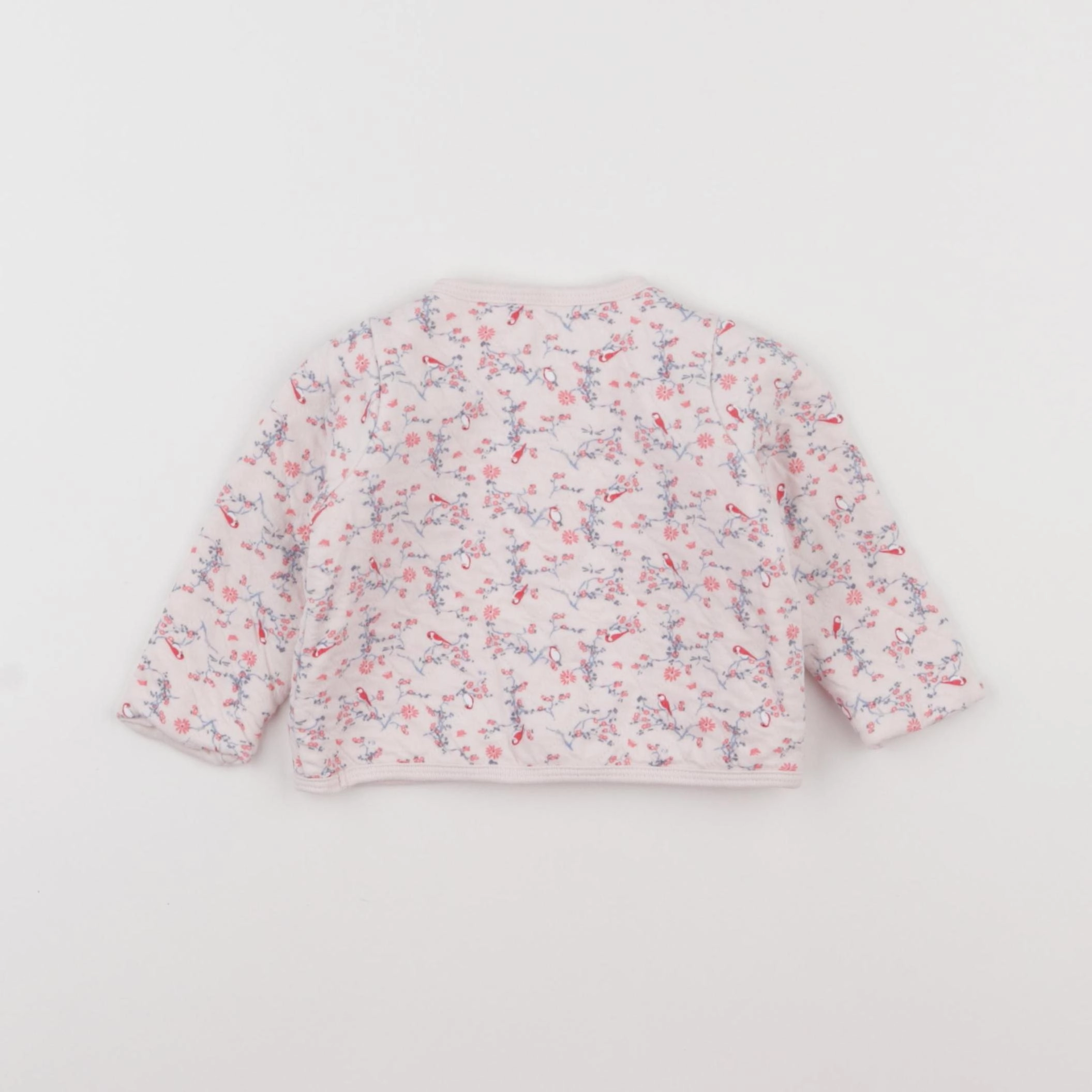 Petit Bateau - sweat rose - 6 mois