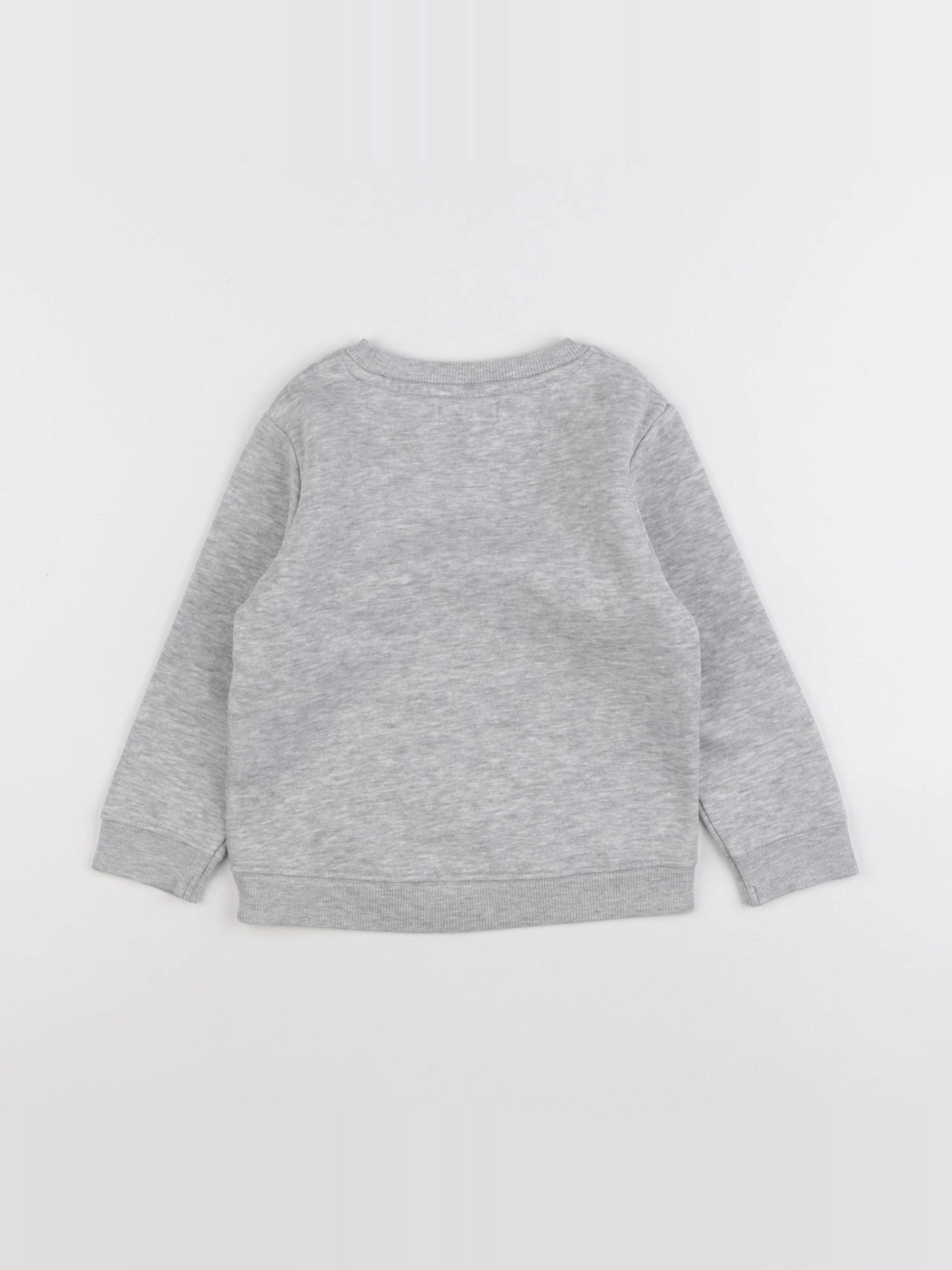 Vertbaudet - sweat gris - 3 ans