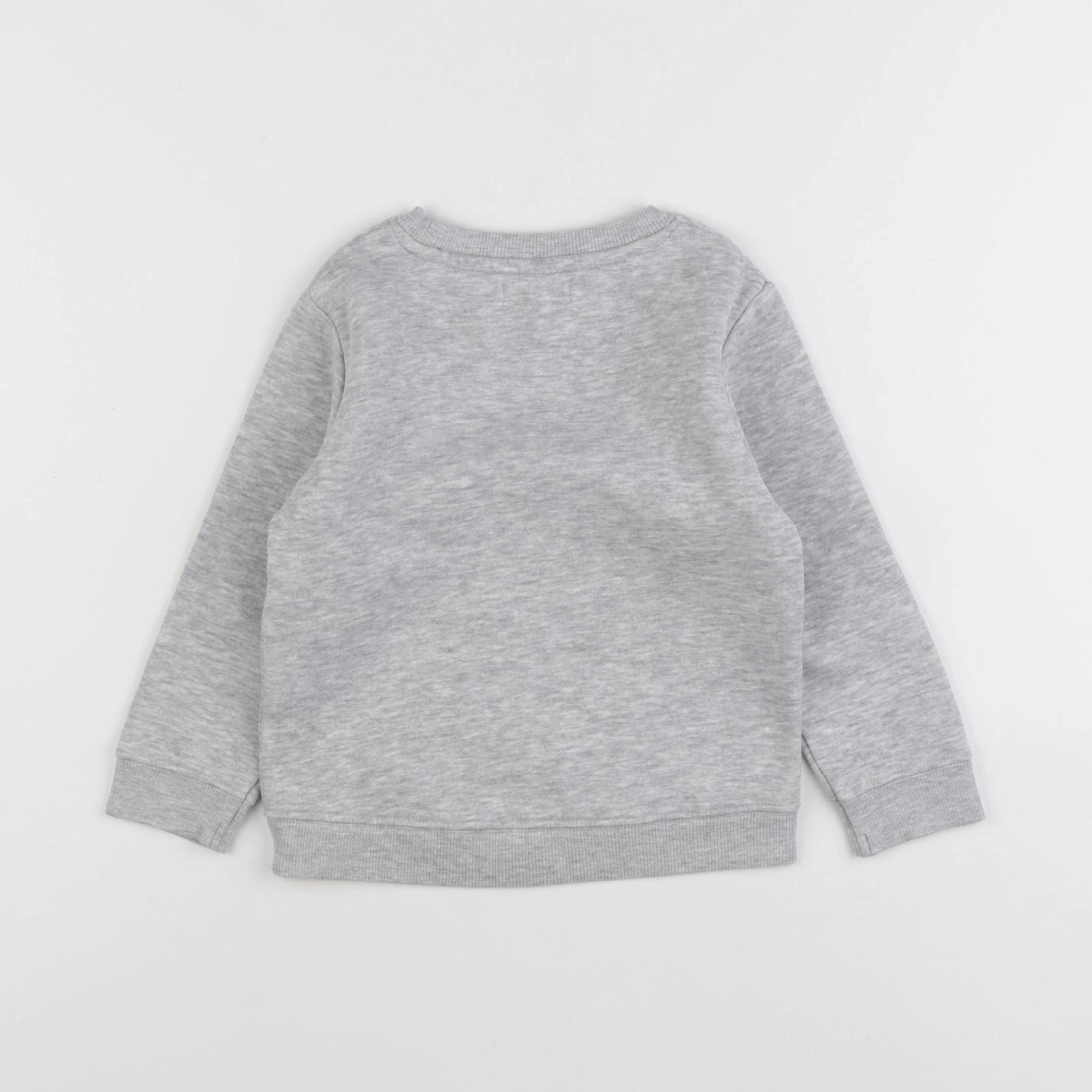 Vertbaudet - sweat gris - 3 ans