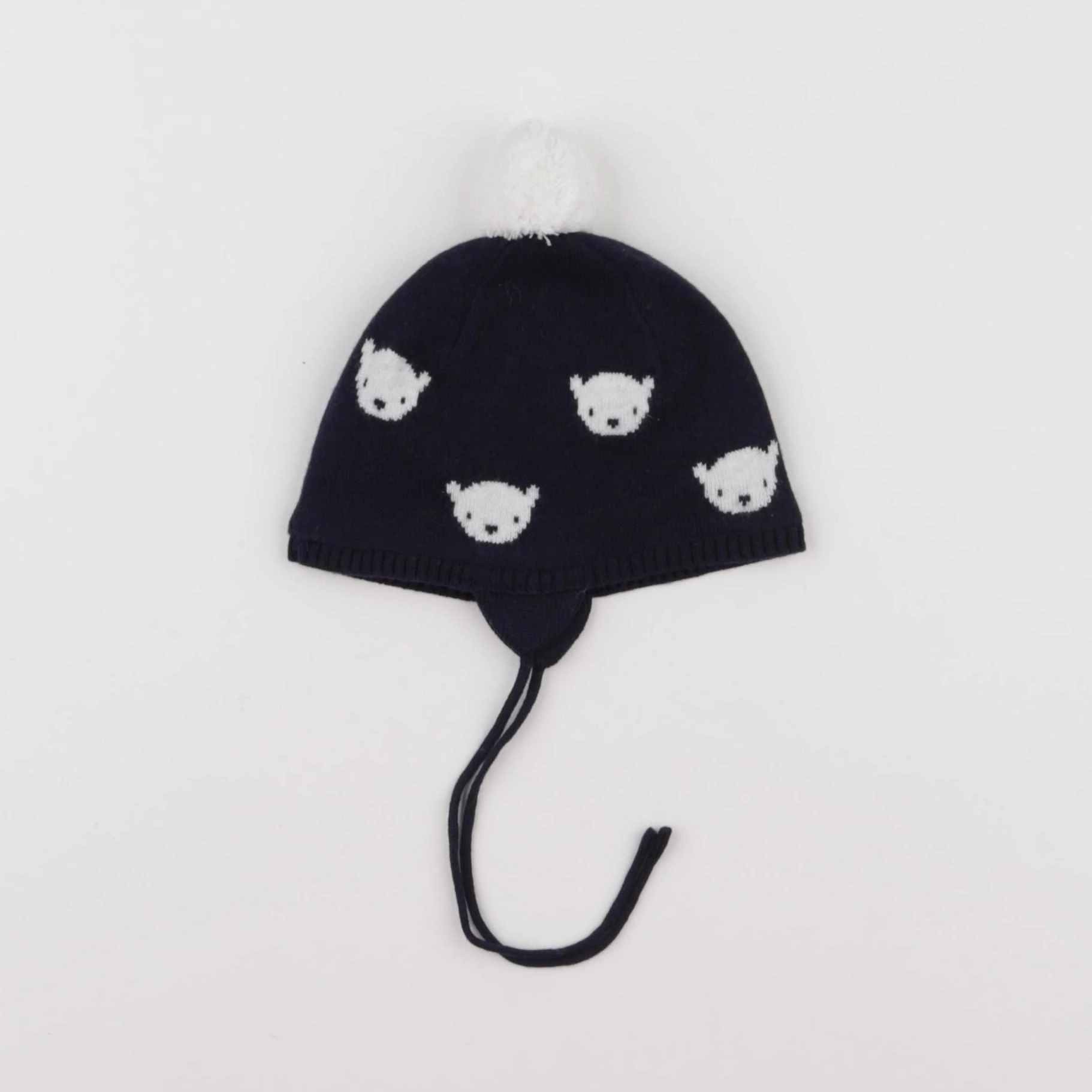 Jacadi - bonnet bleu - 3/6 mois