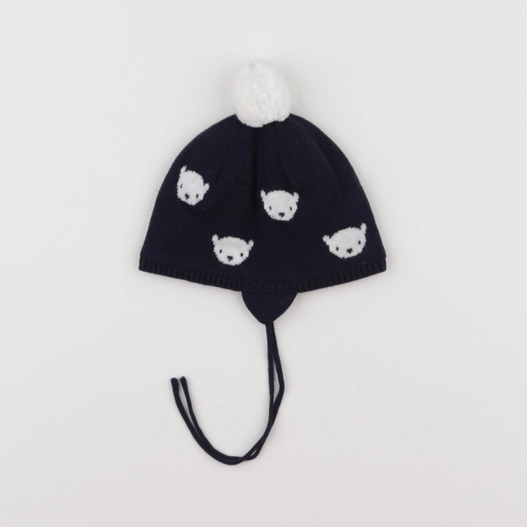 Jacadi - bonnet bleu - 3/6 mois