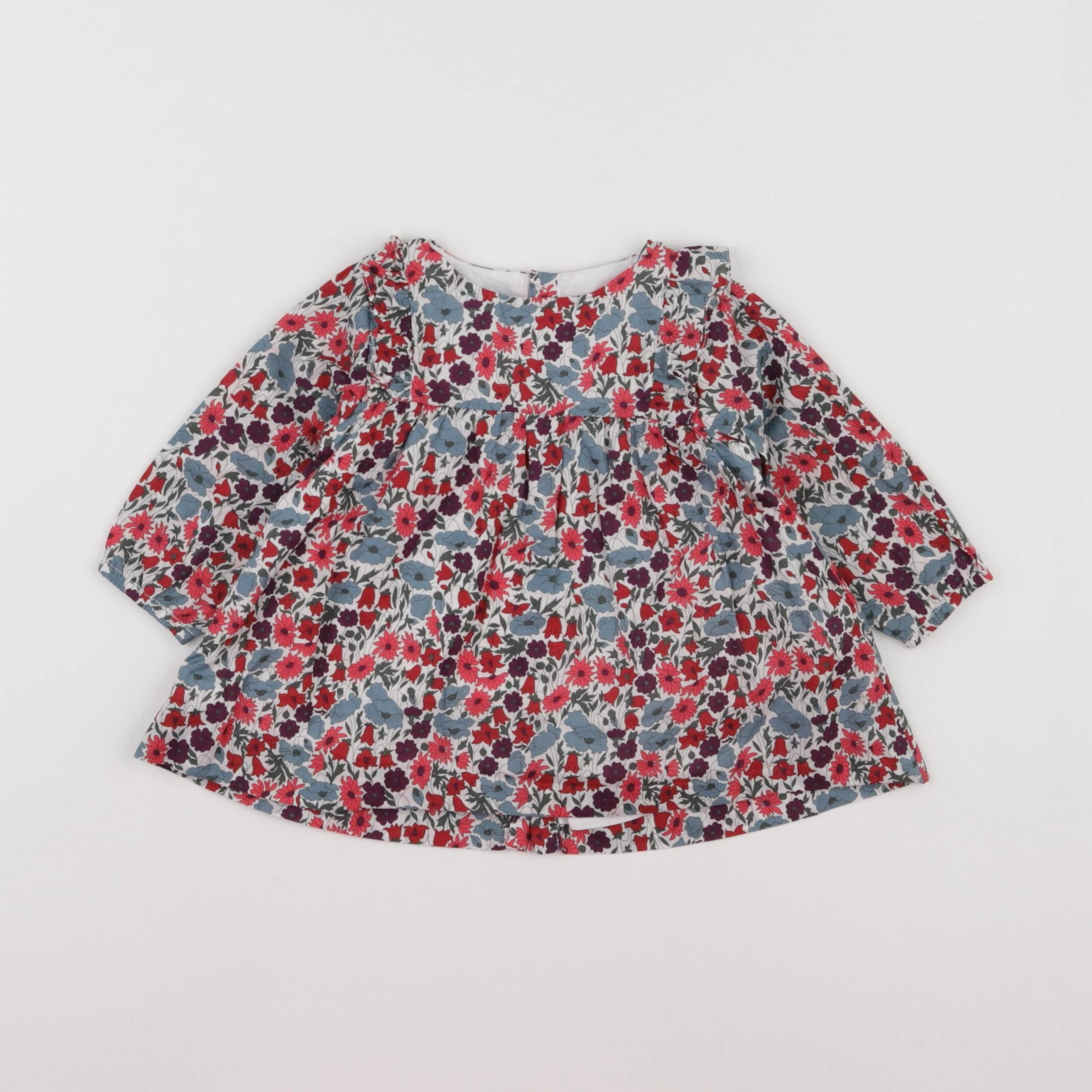 Jacadi - robe liberty multicolore - 6 mois