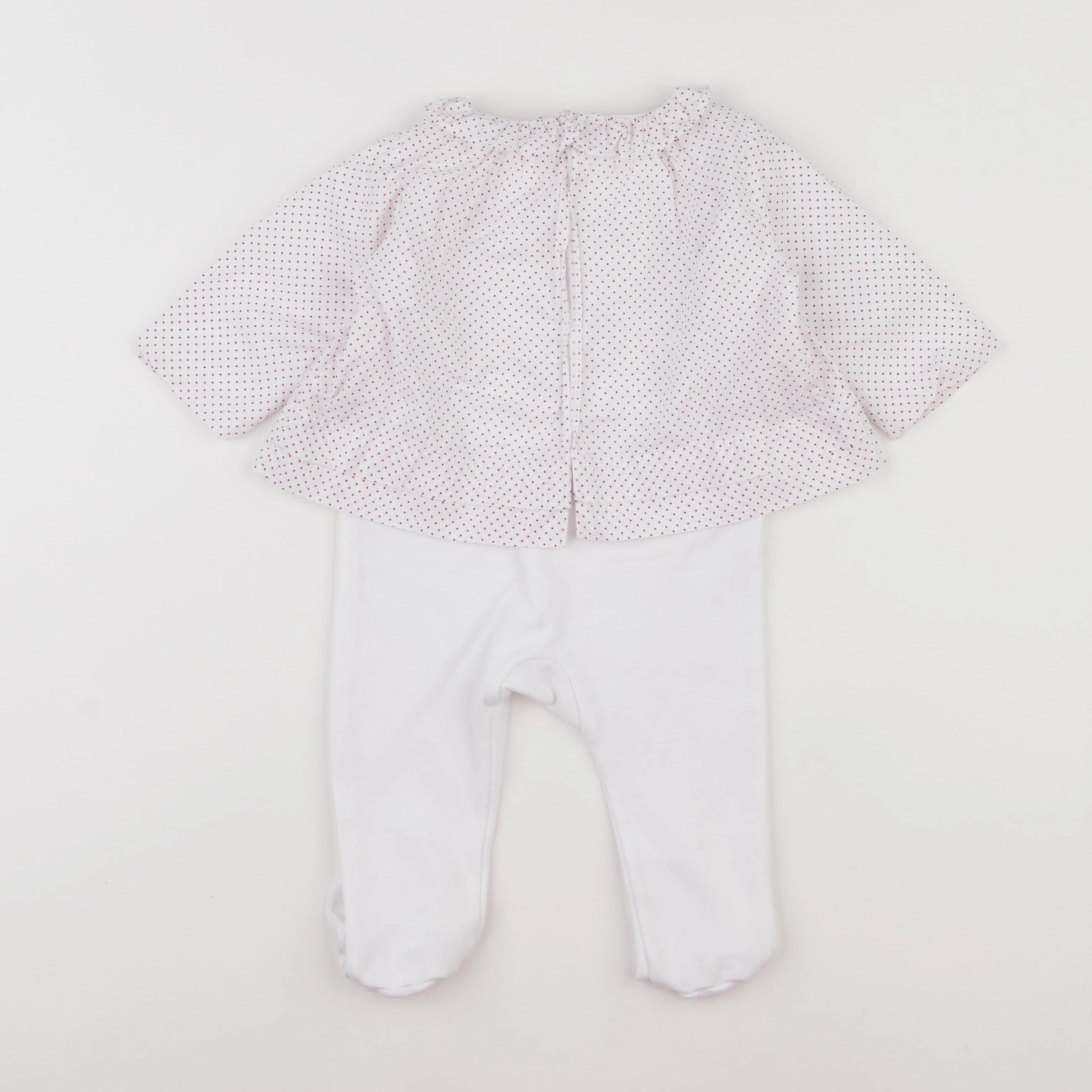 Jacadi - pyjama coton blanc - 6 mois