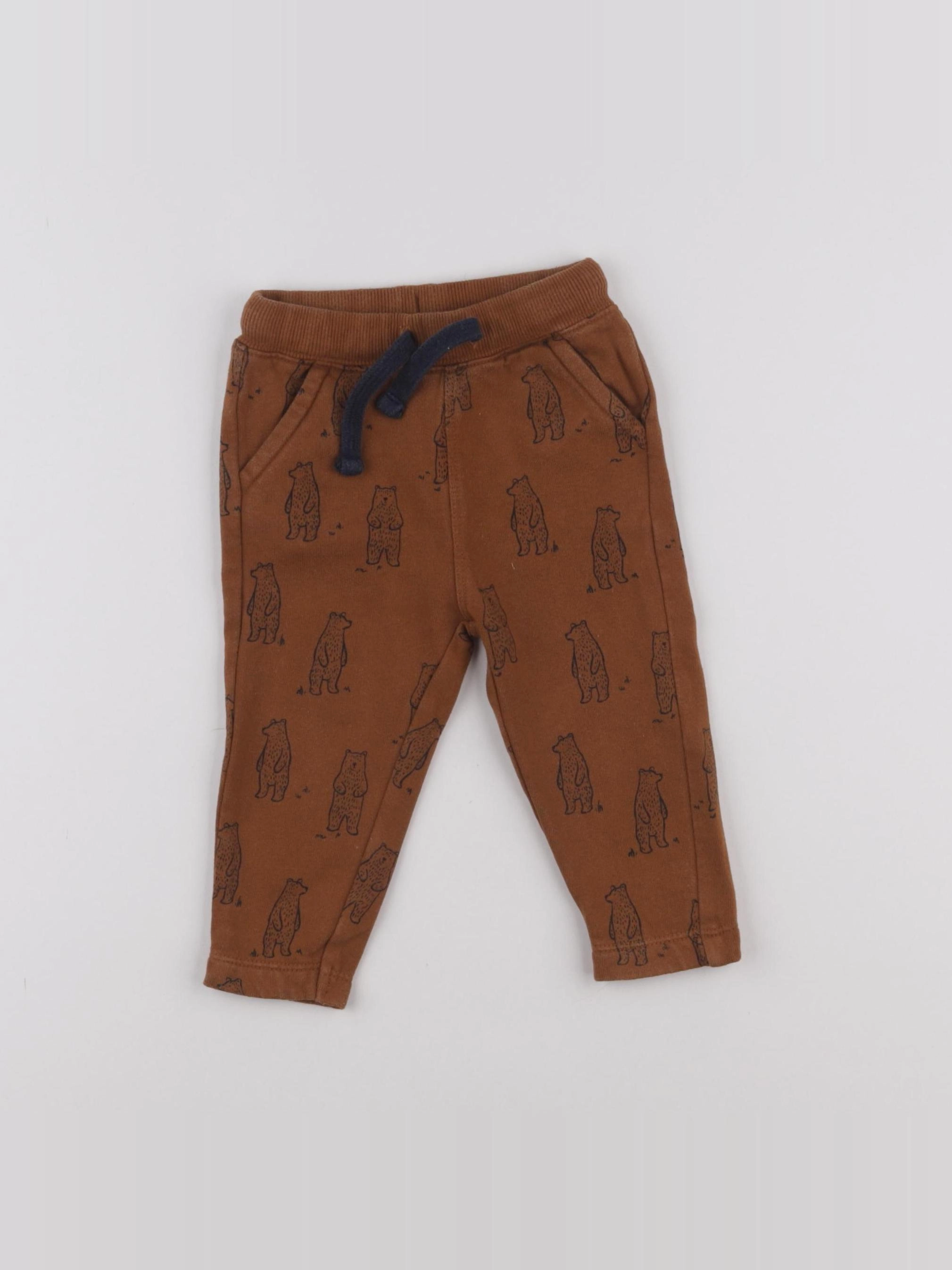 Boutchou - jogging marron - 9 mois