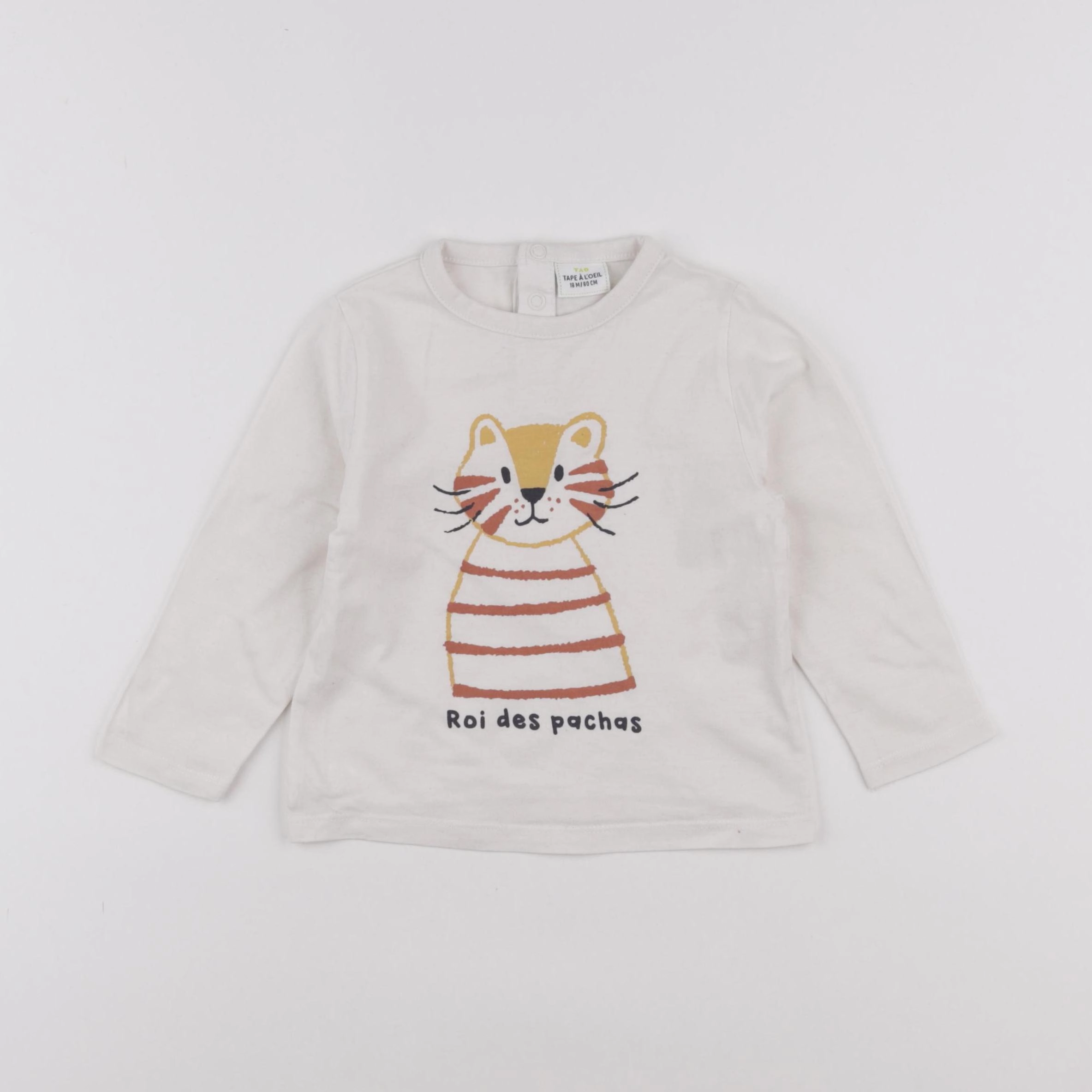 Tape à l'oeil - tee-shirt beige - 18 mois