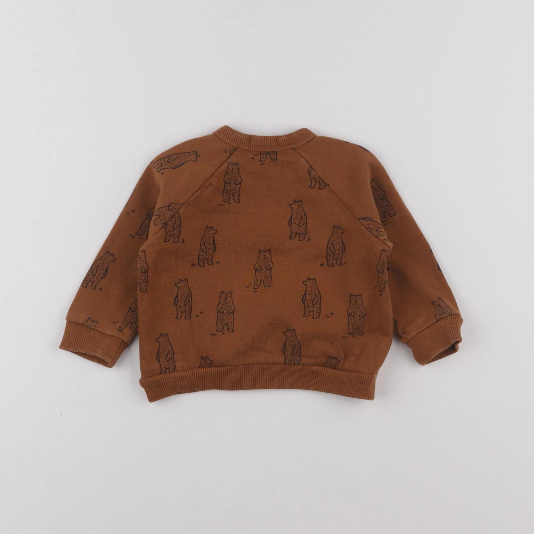 Boutchou - sweat marron - 9 mois