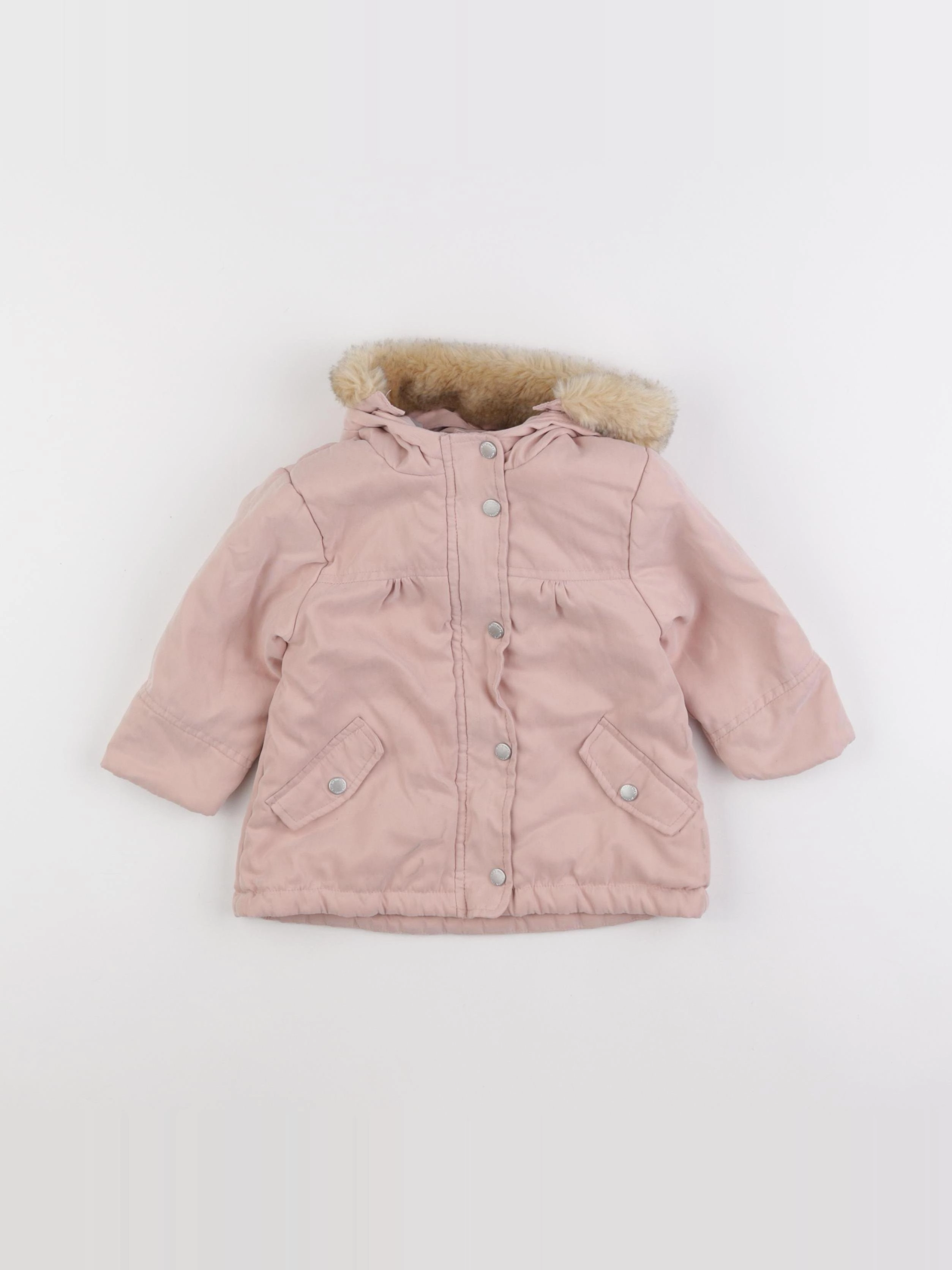 Vertbaudet - parka rose - 12 mois