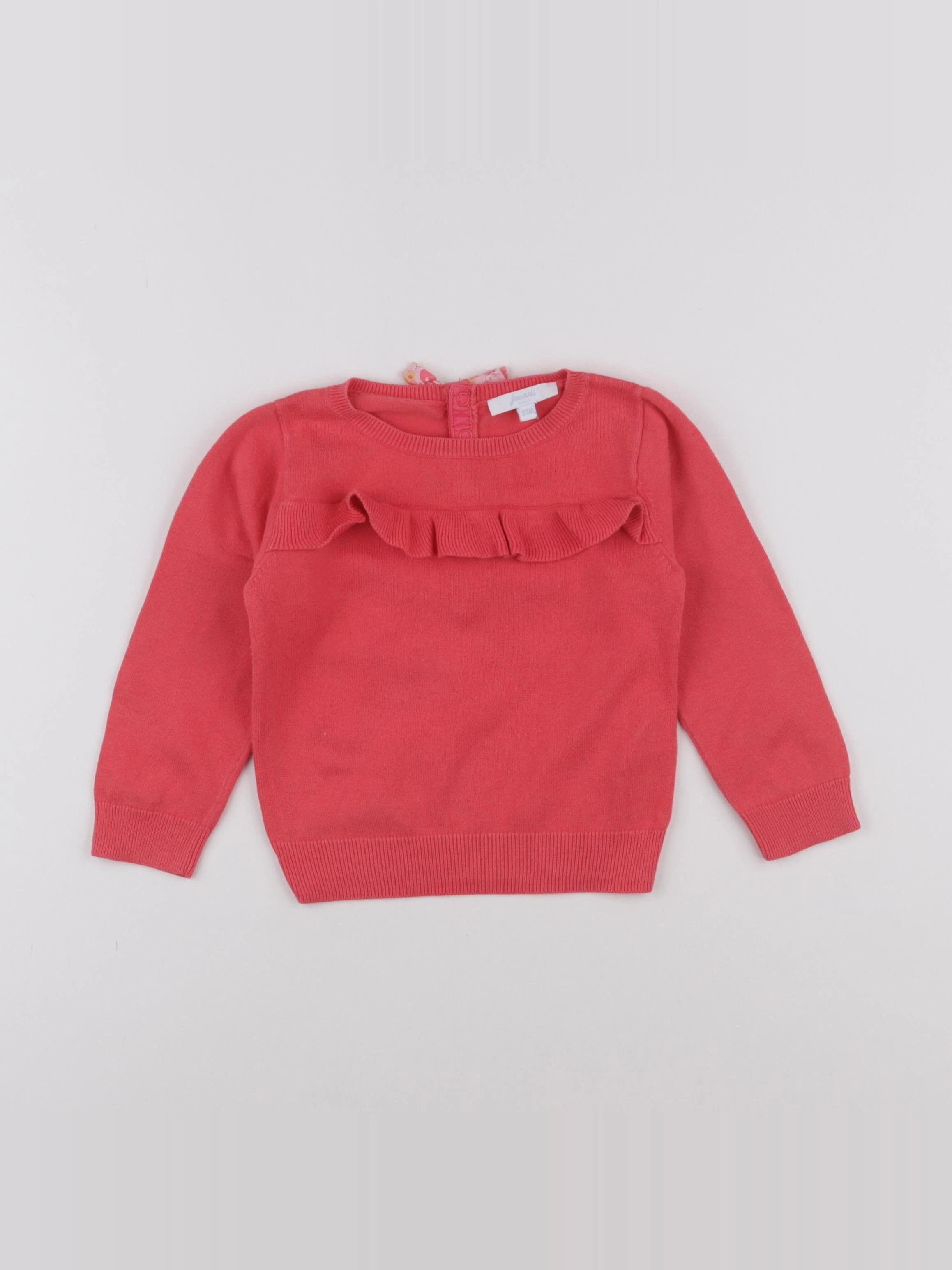 Jacadi - pull rose - 24 mois