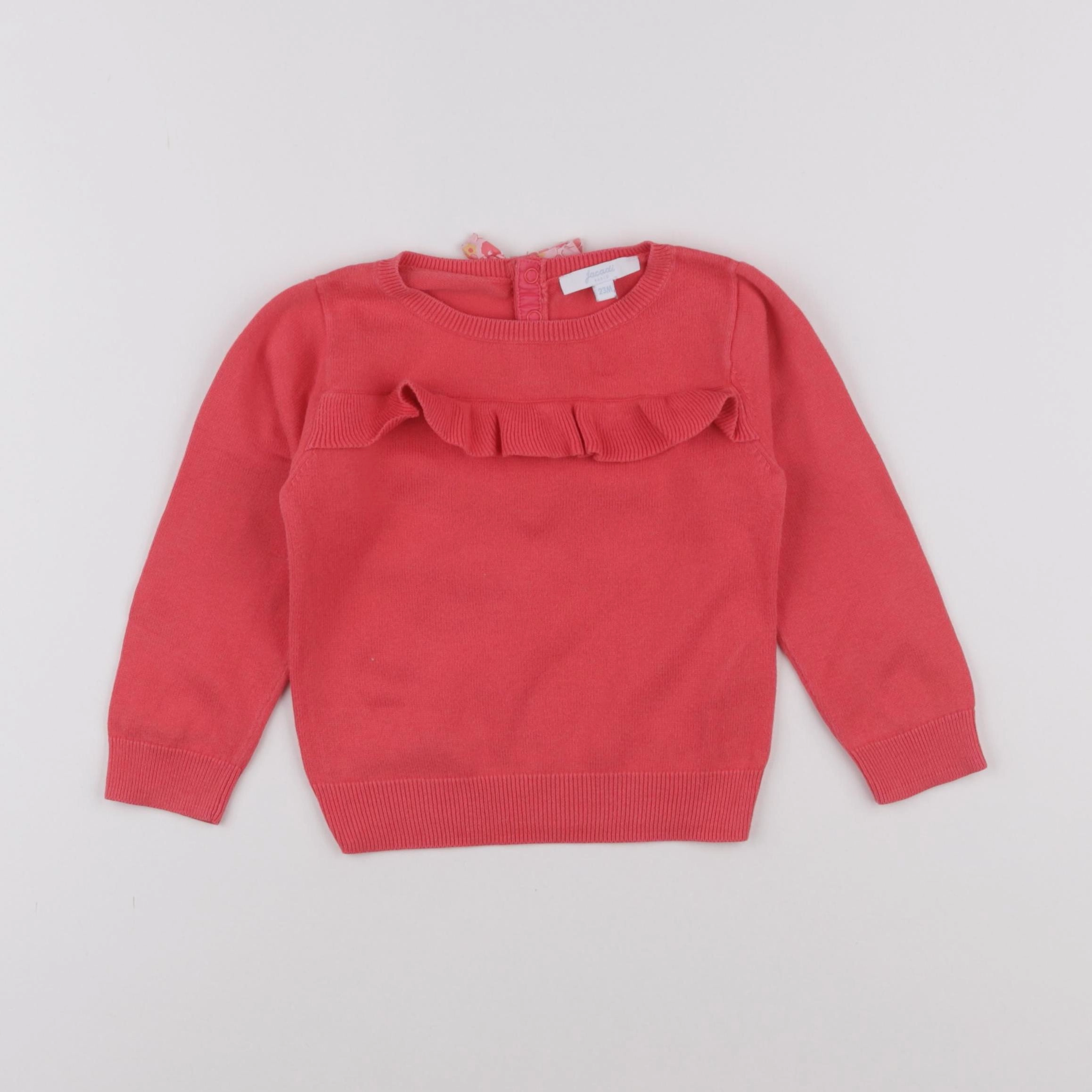Jacadi - pull rose - 24 mois