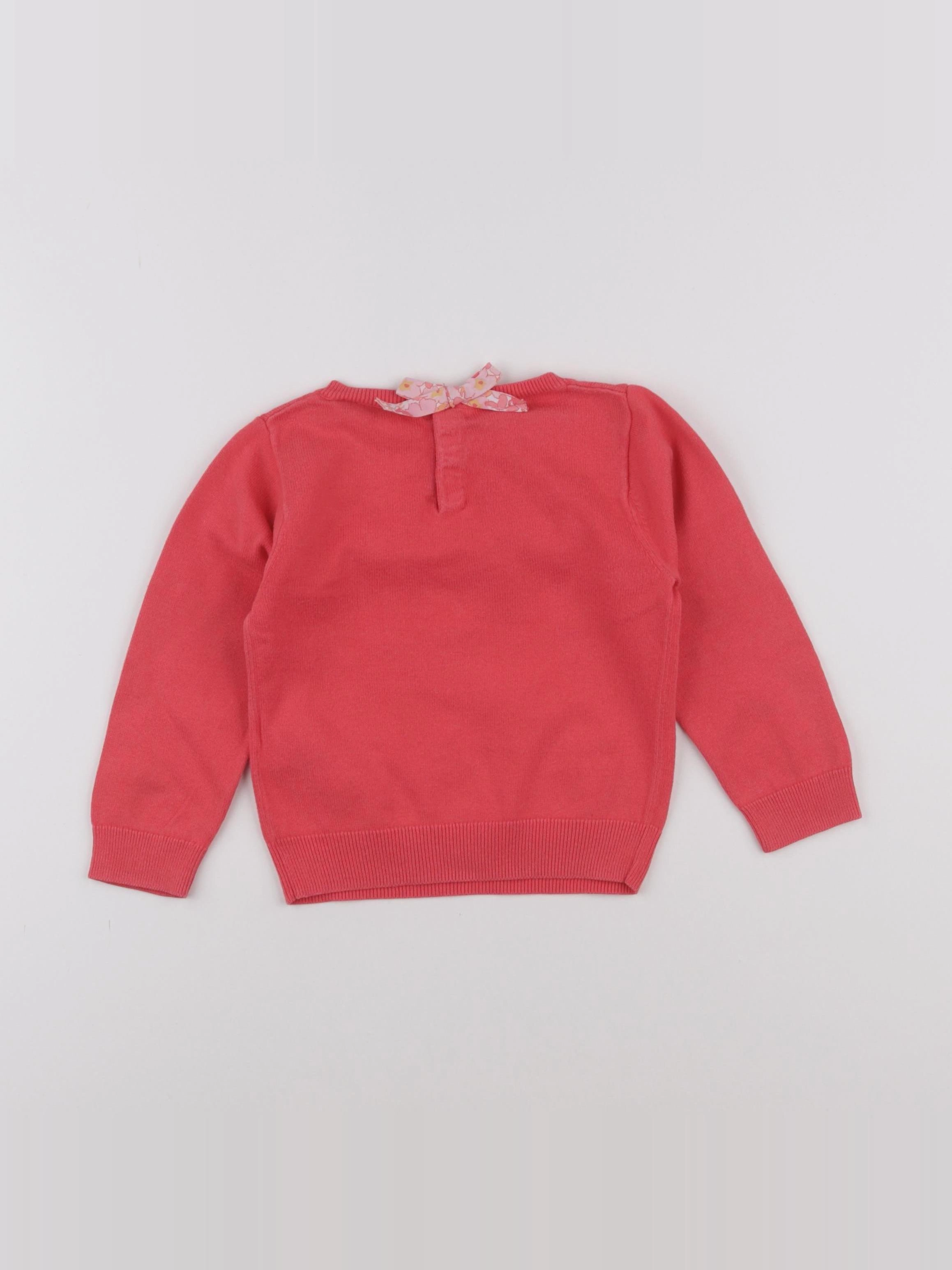 Jacadi - pull rose - 24 mois