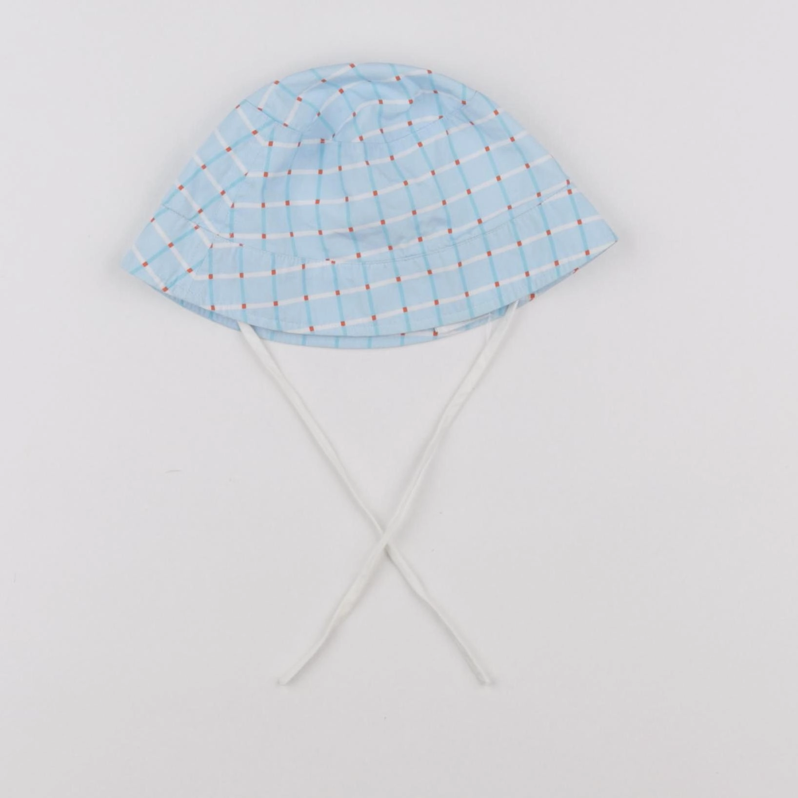 Jacadi - chapeau blanc, bleu - 12 mois