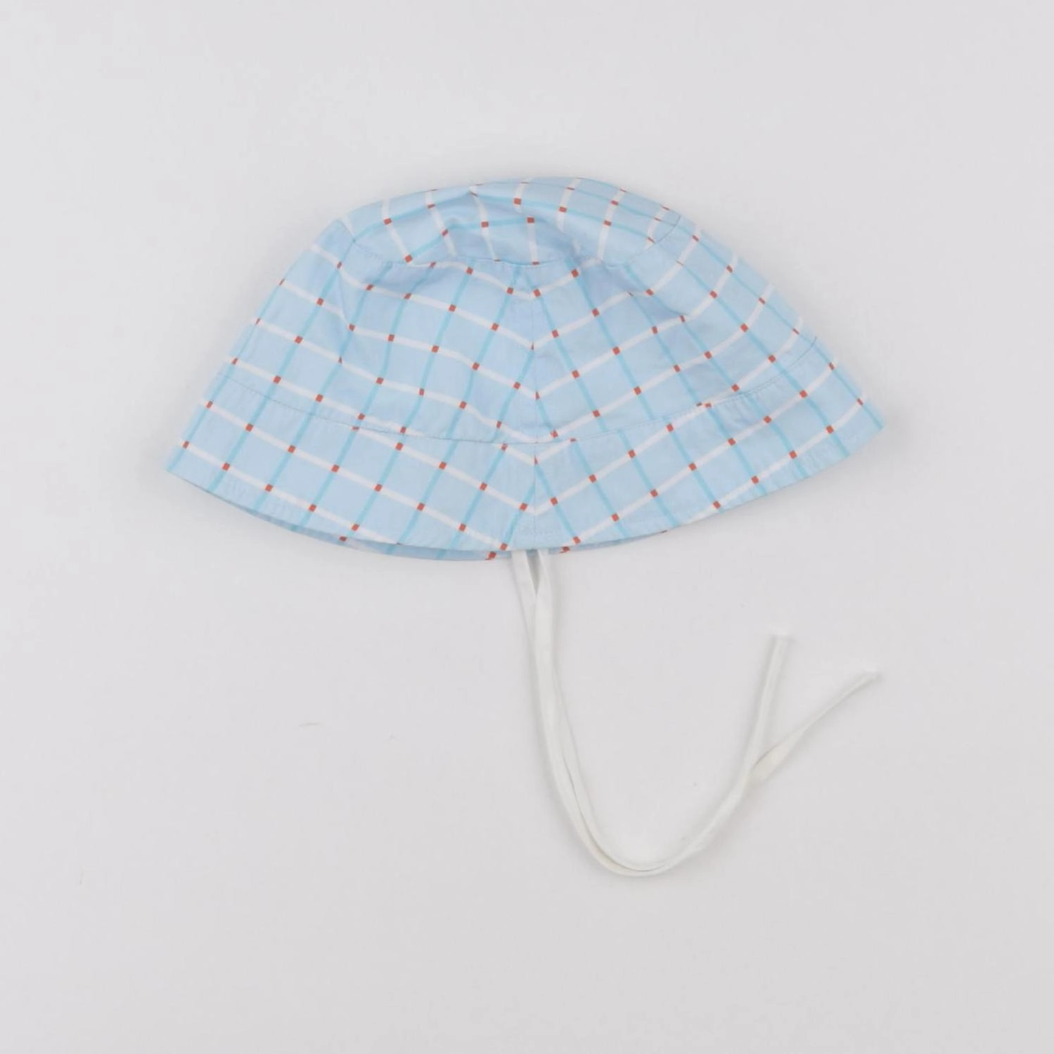Jacadi - chapeau blanc, bleu - 12 mois