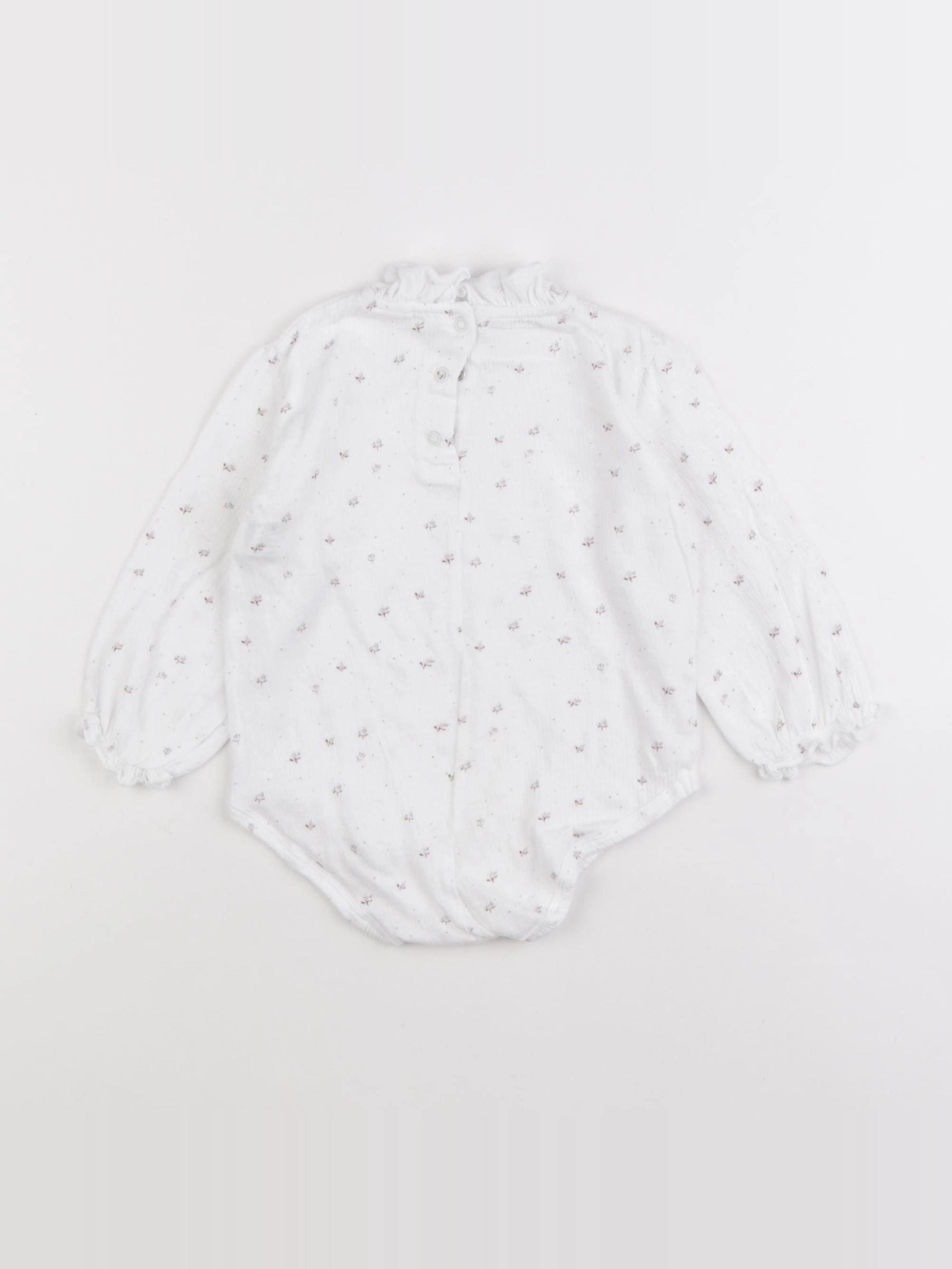 Zara - combinaison blanc - 12/18 mois