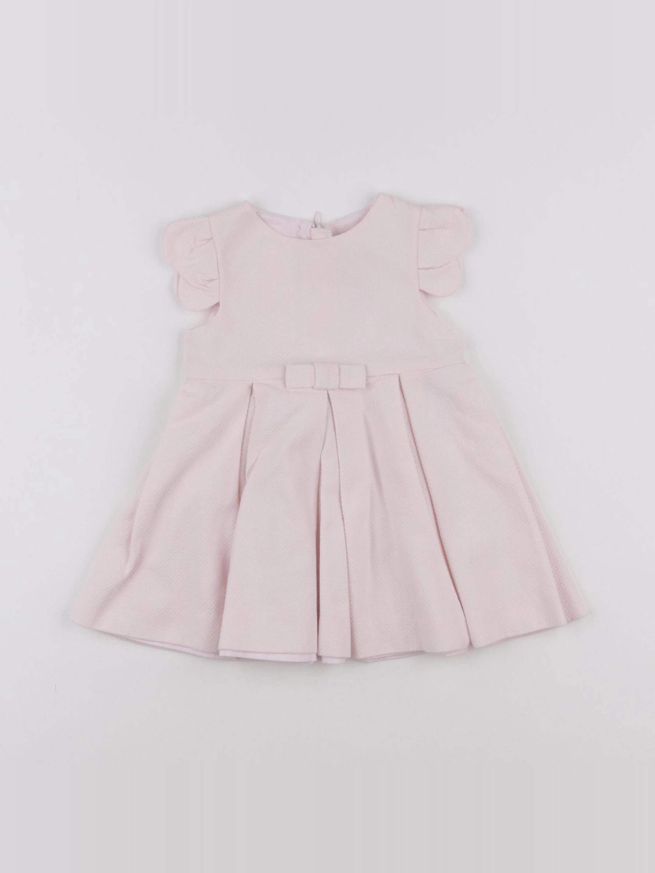 Jacadi - robe rose - 12 mois