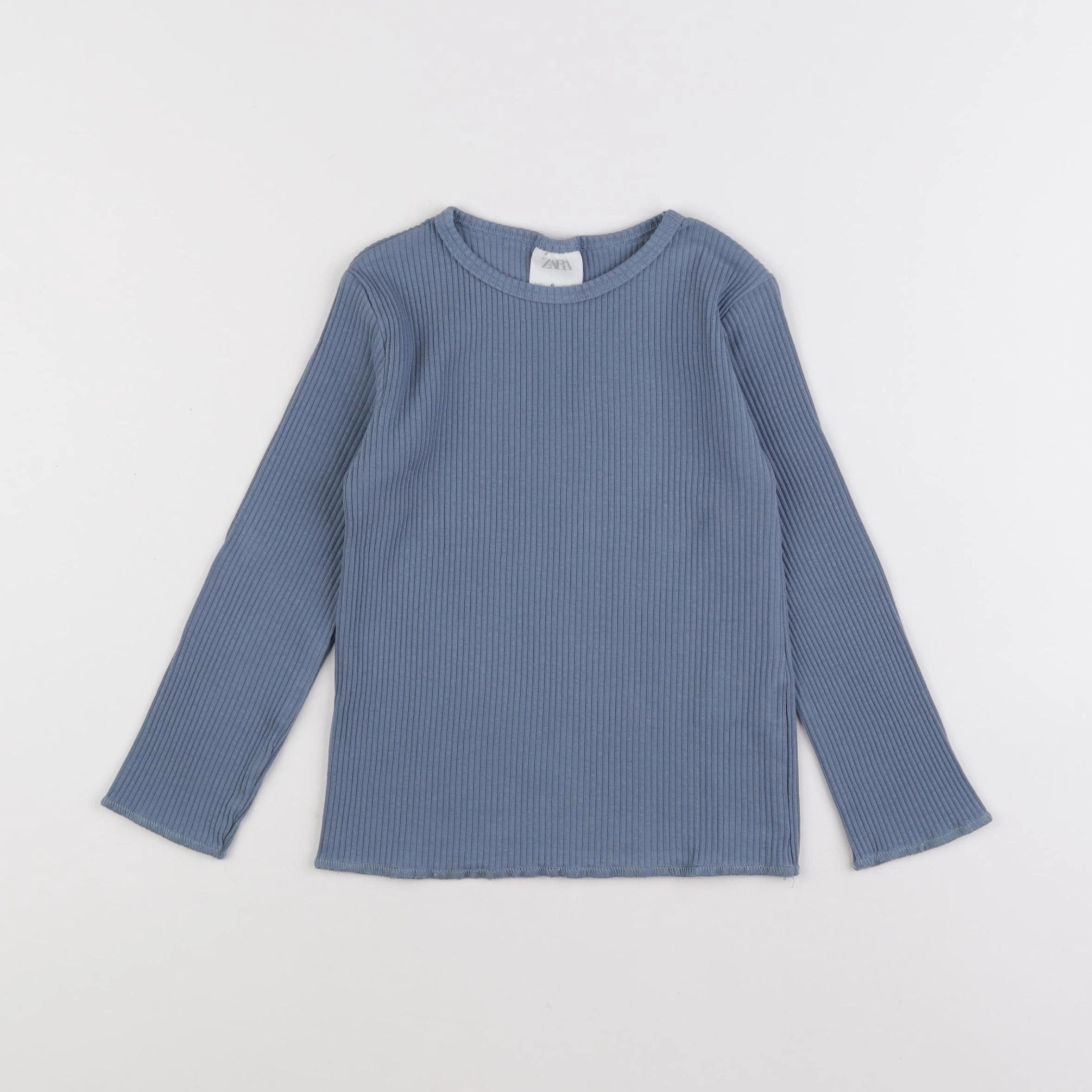 Zara - tee-shirt bleu - 6 ans