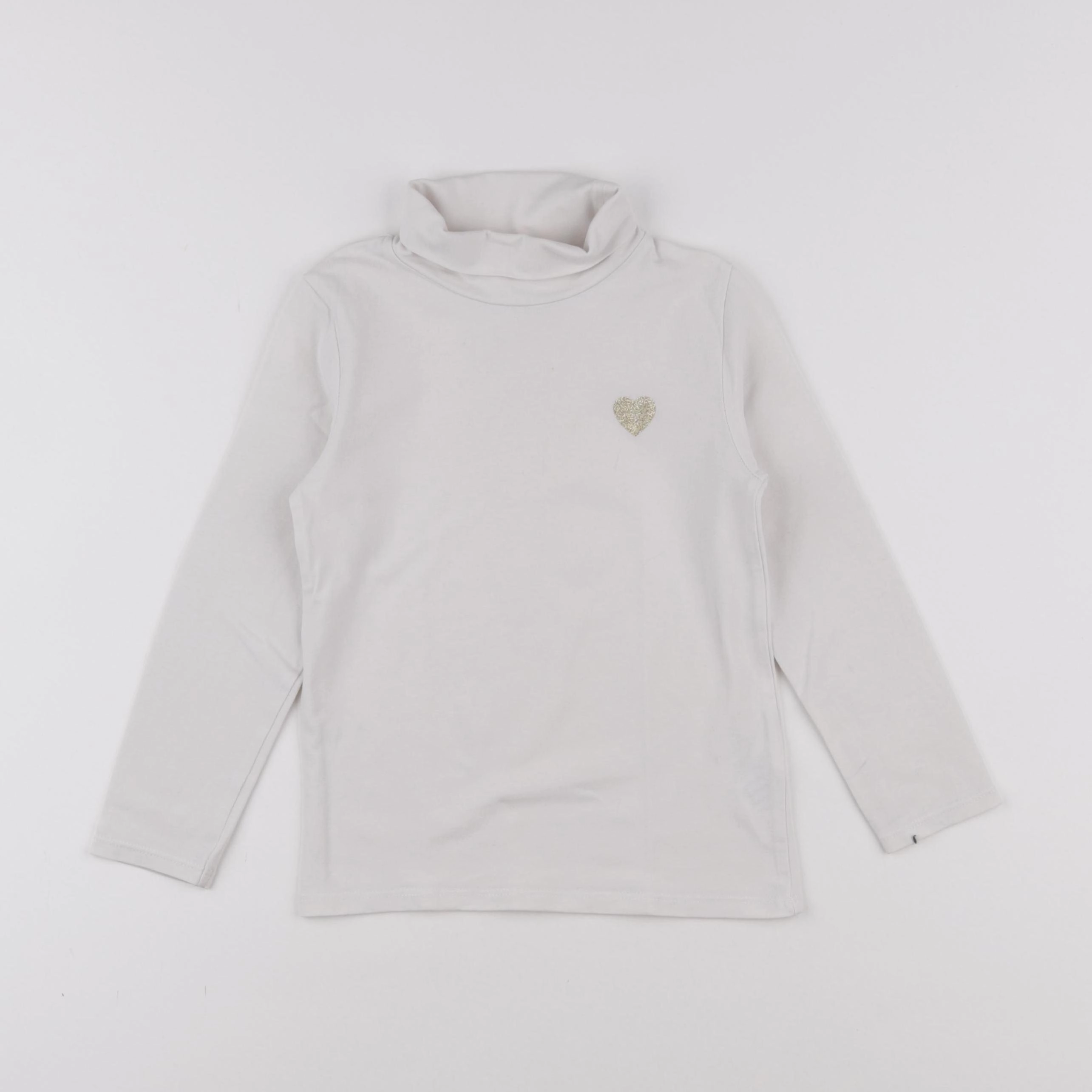 Vertbaudet - sous-pull blanc - 5 ans