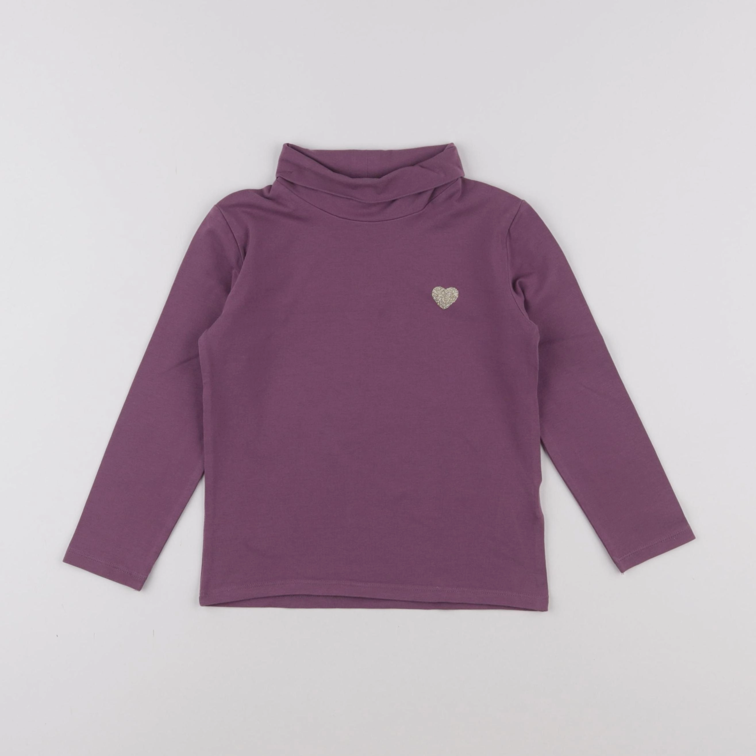 Vertbaudet - sous-pull violet - 5 ans