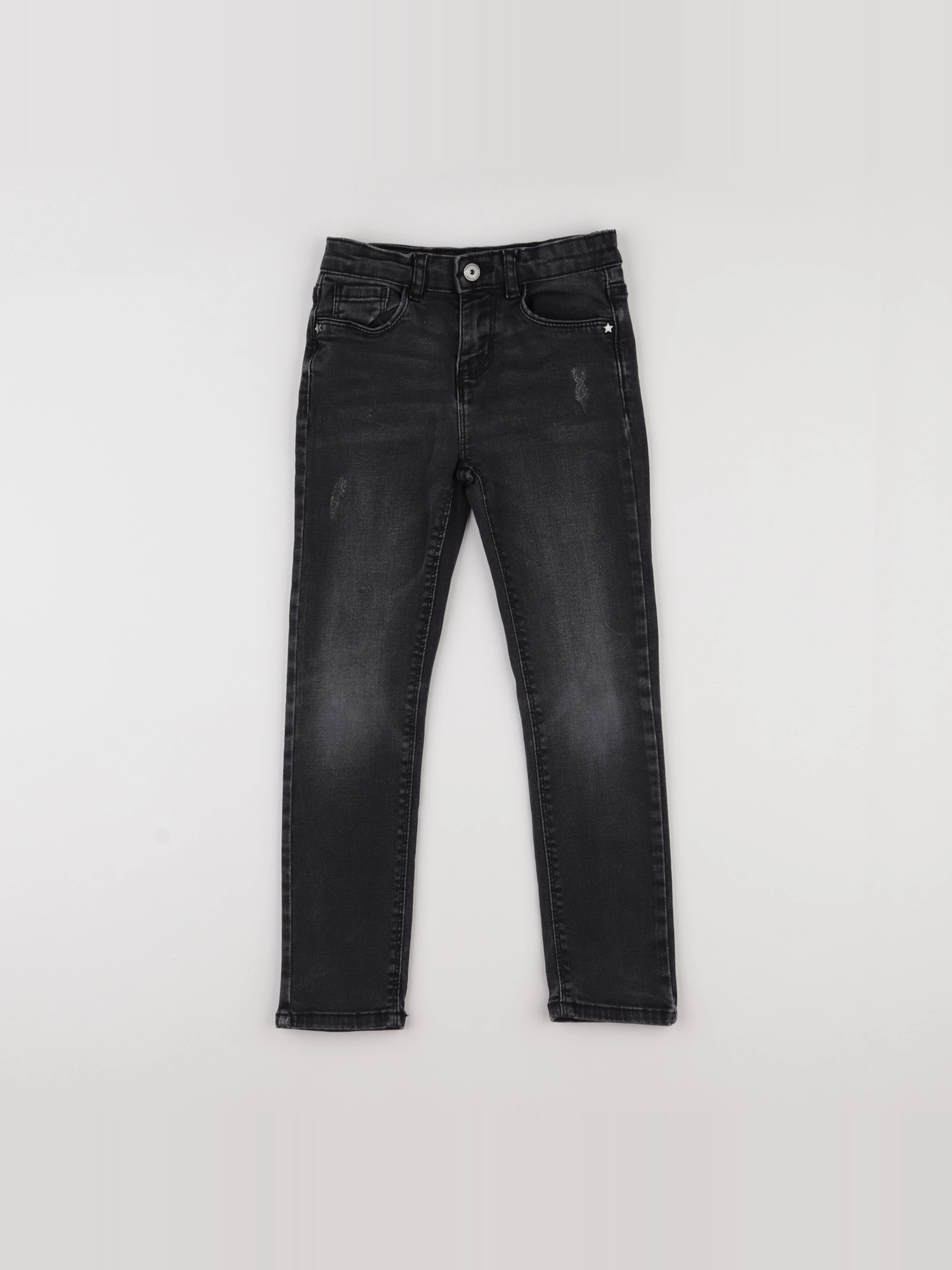 Vertbaudet - jean gris - 6 ans