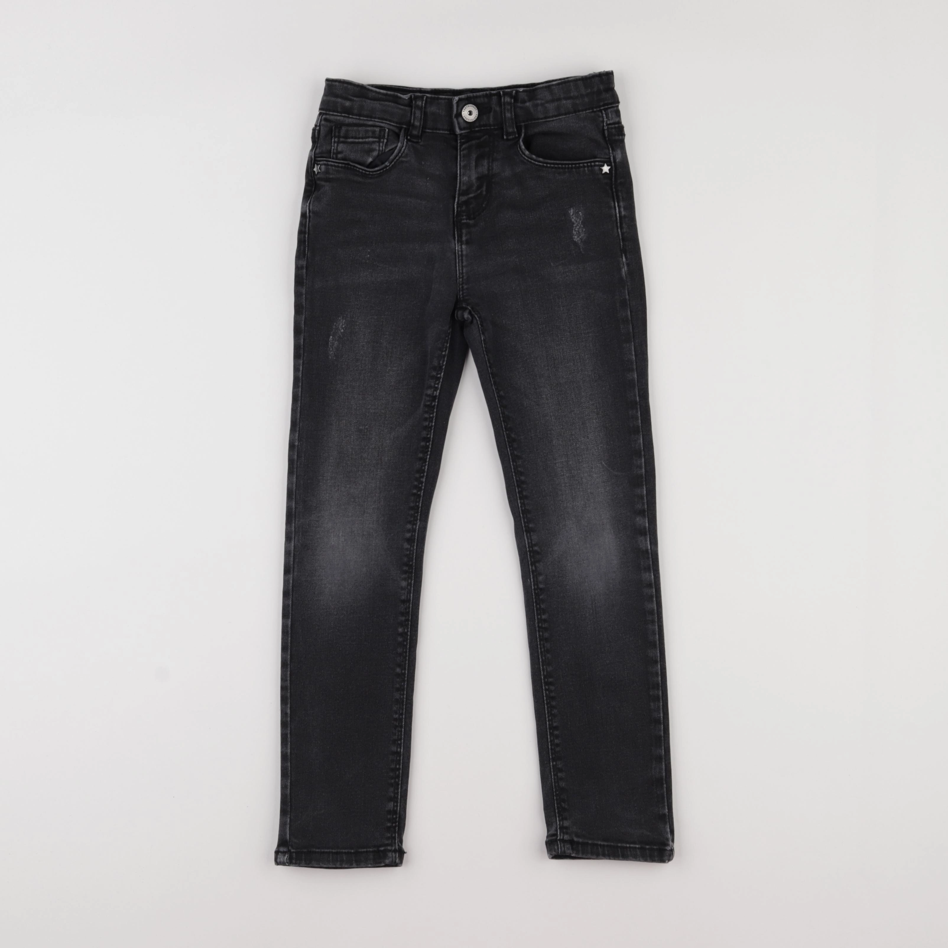 Vertbaudet - jean gris - 6 ans