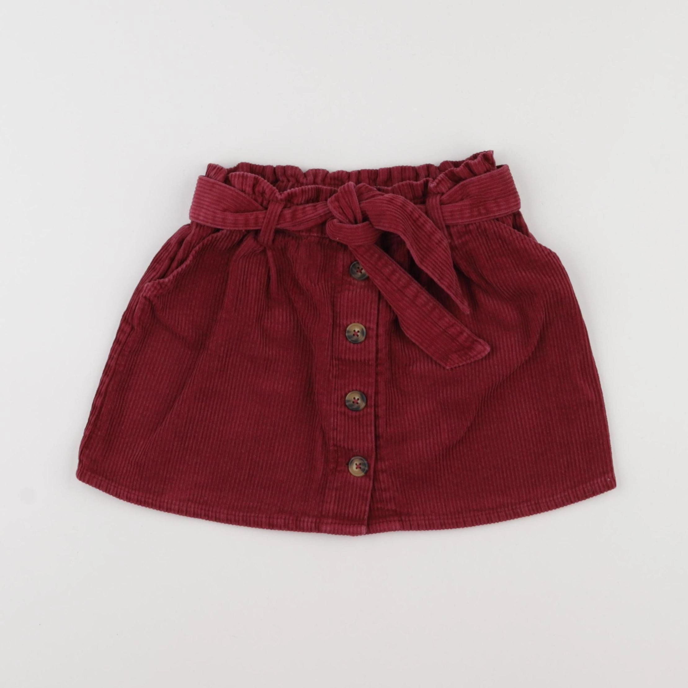 Vertbaudet - jupe rouge - 7 ans