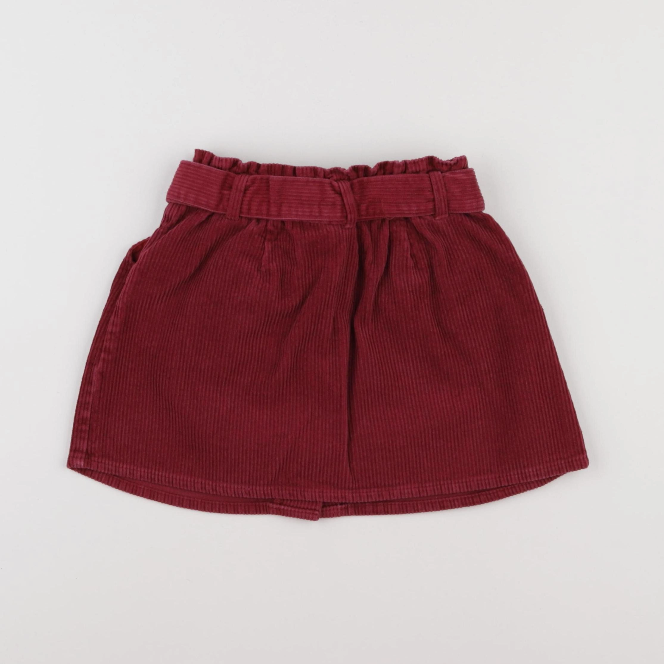 Vertbaudet - jupe rouge - 7 ans