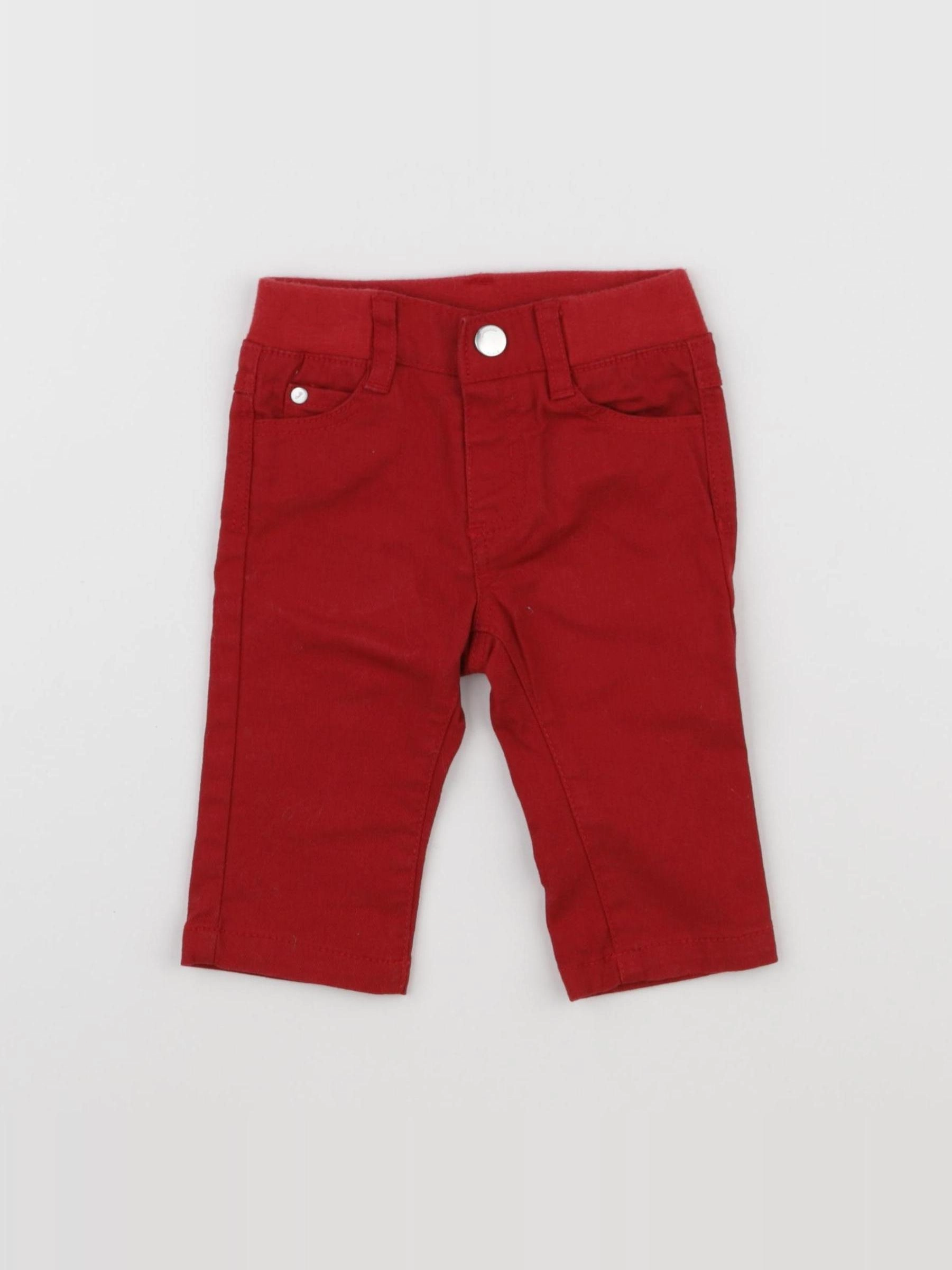 Jacadi - pantalon rouge - 6 mois