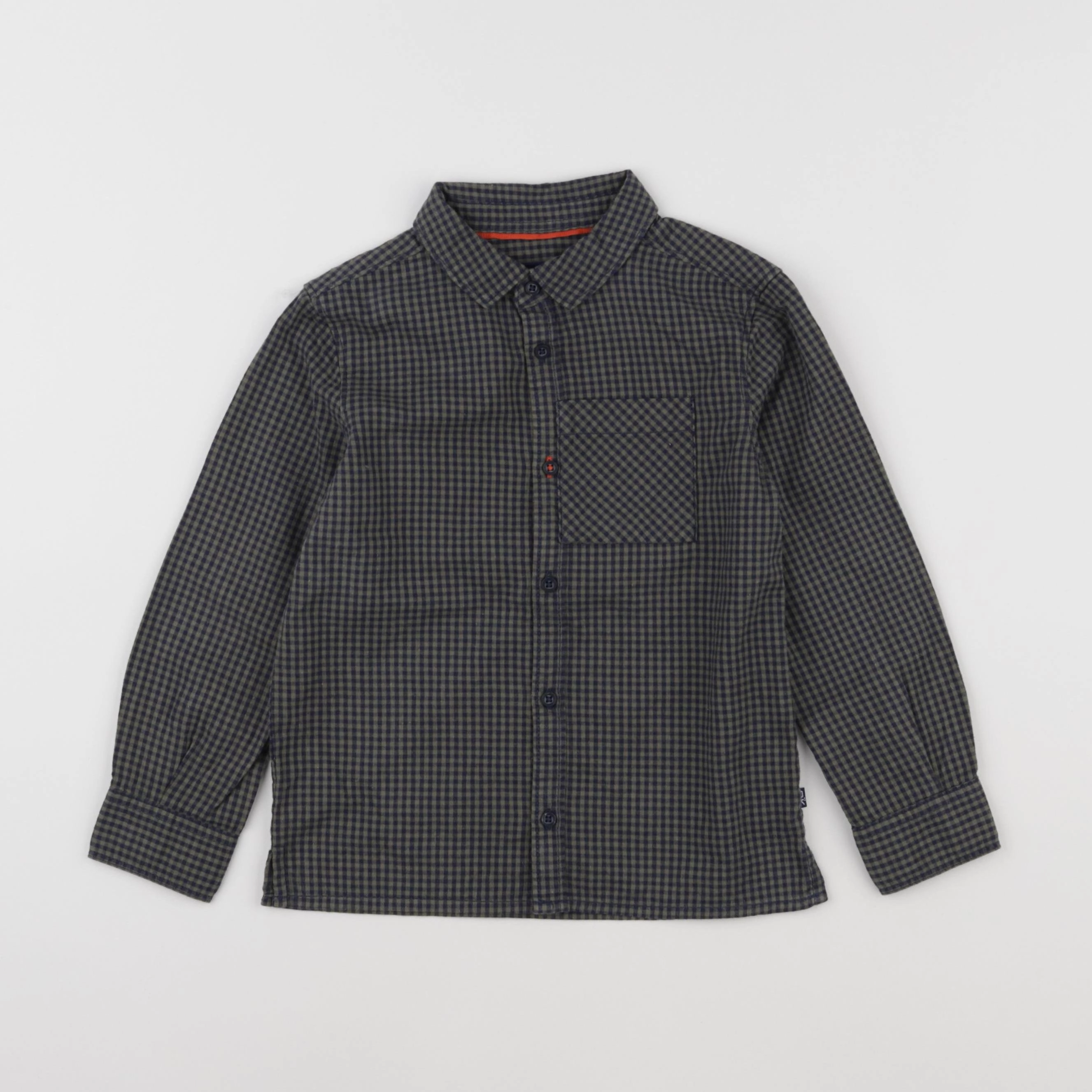 Okaidi - chemise bleu, vert - 4 ans