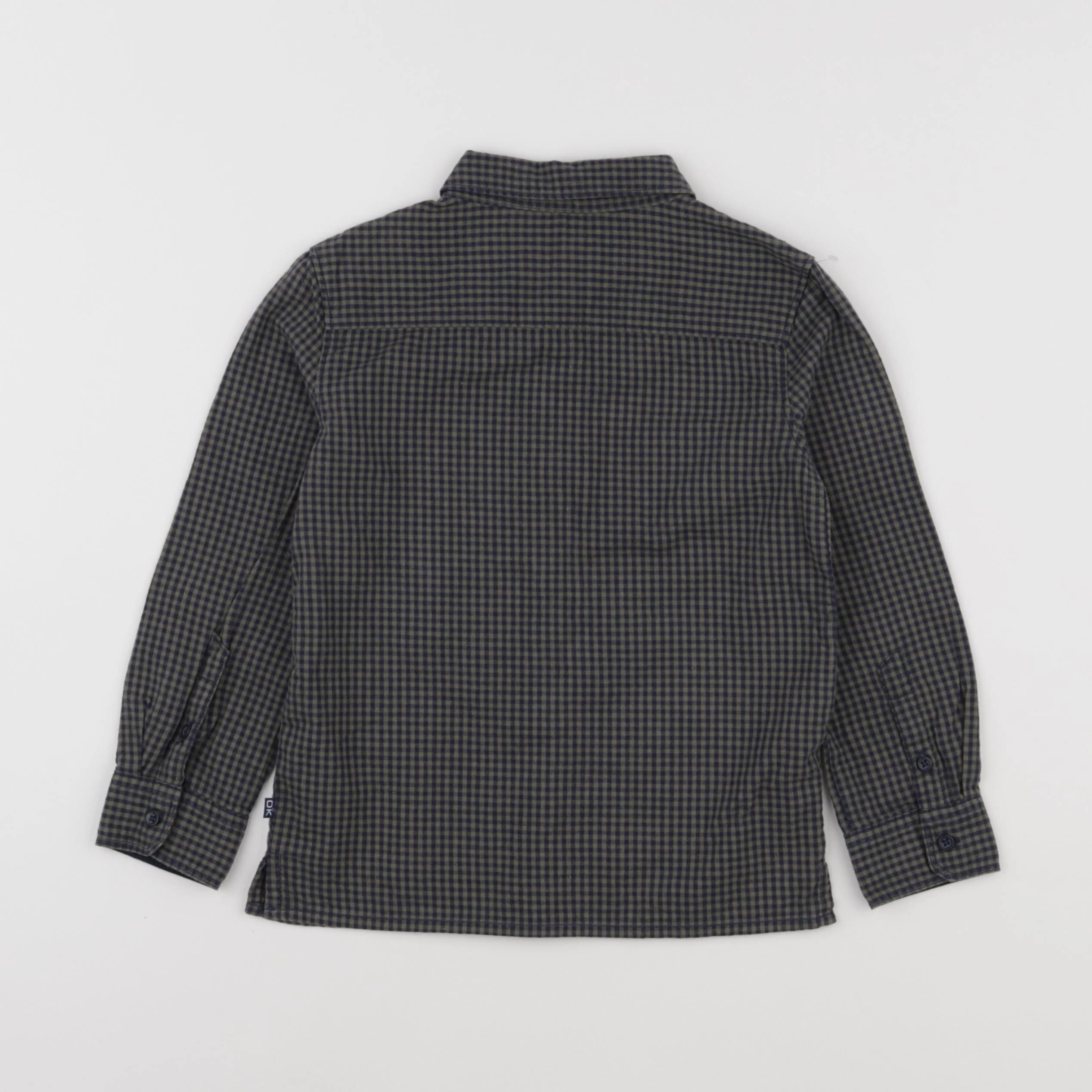 Okaidi - chemise bleu, vert - 4 ans
