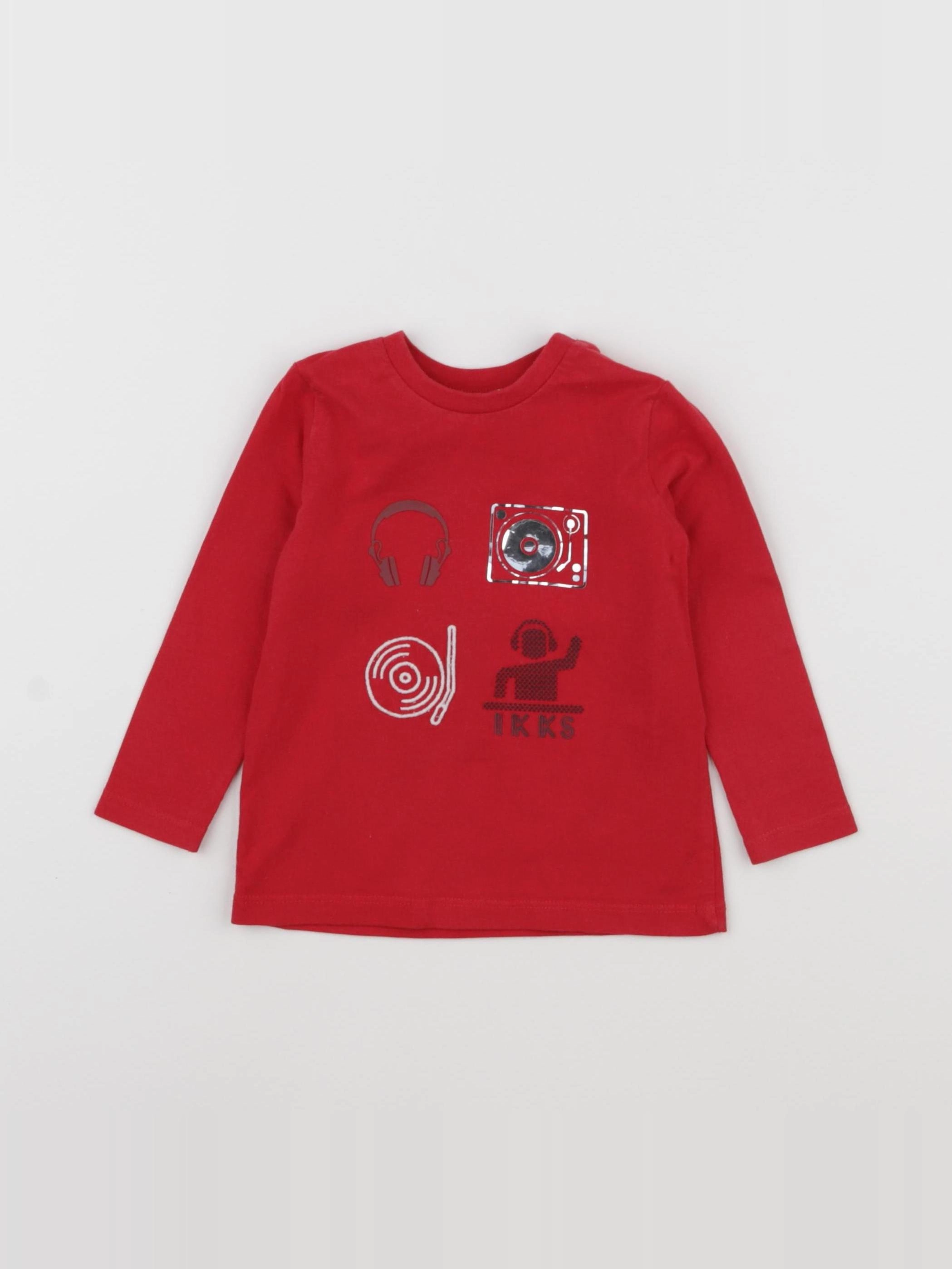 IKKS - tee-shirt rouge - 12 mois