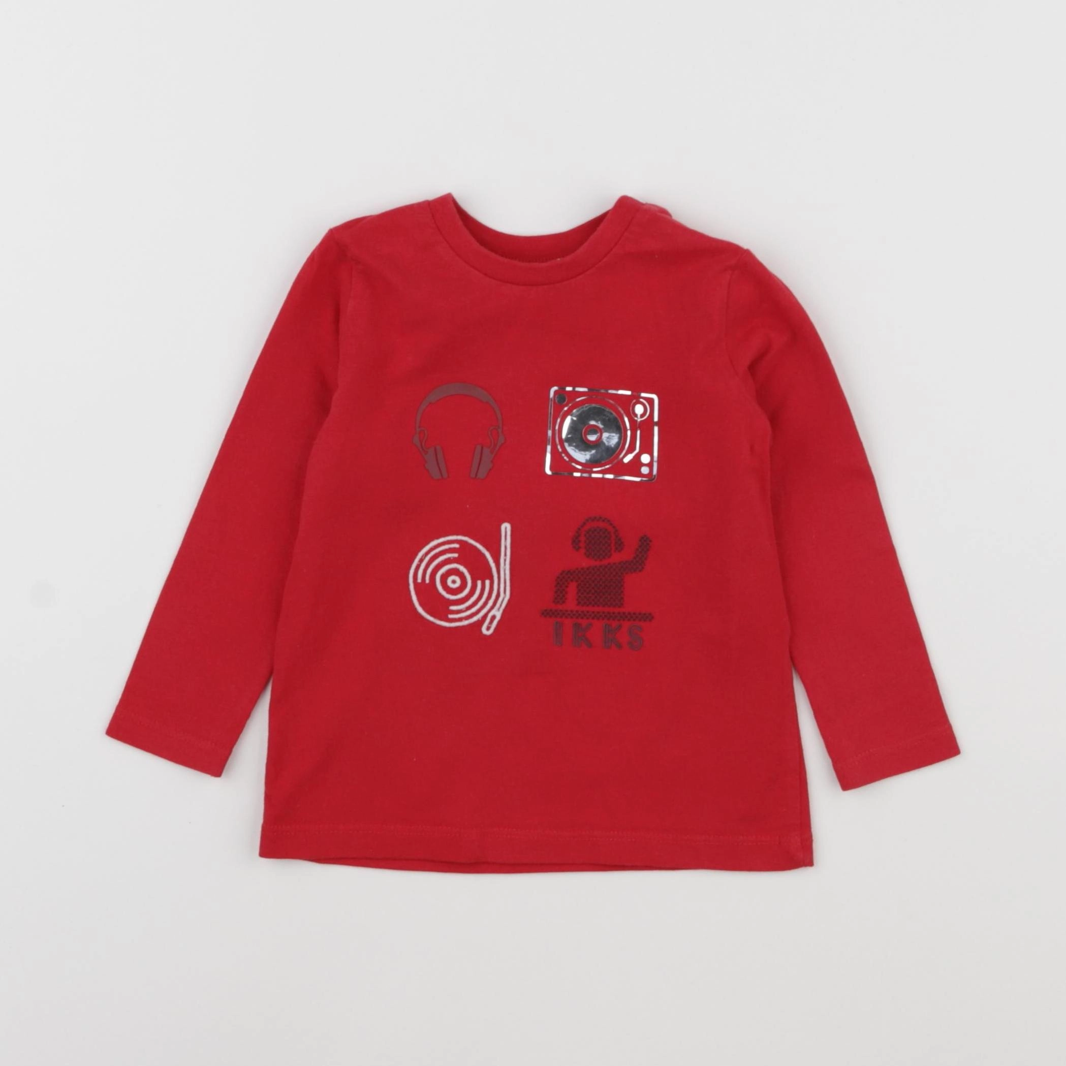 IKKS - tee-shirt rouge - 12 mois