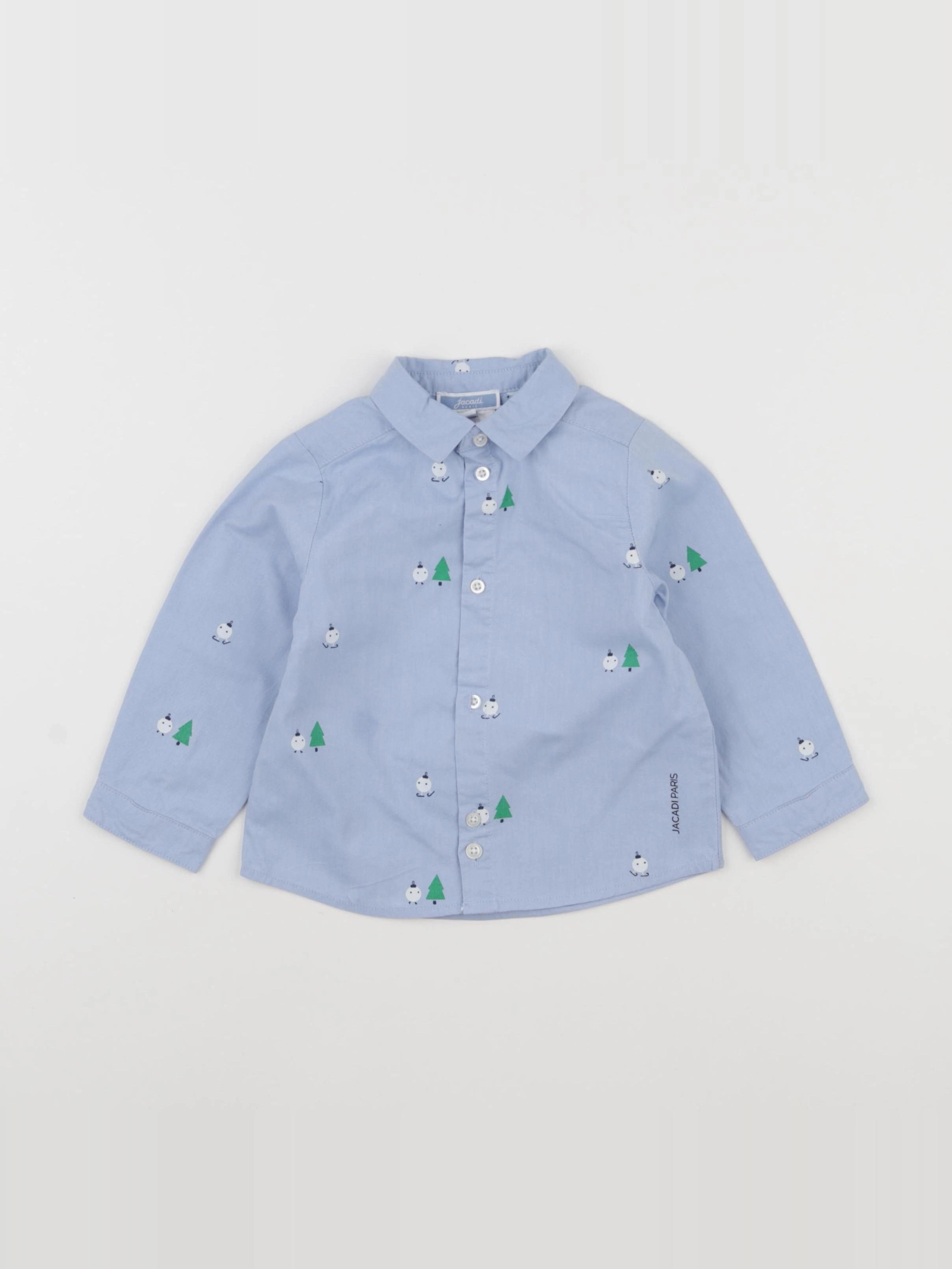 Jacadi - chemise bleu - 18 mois