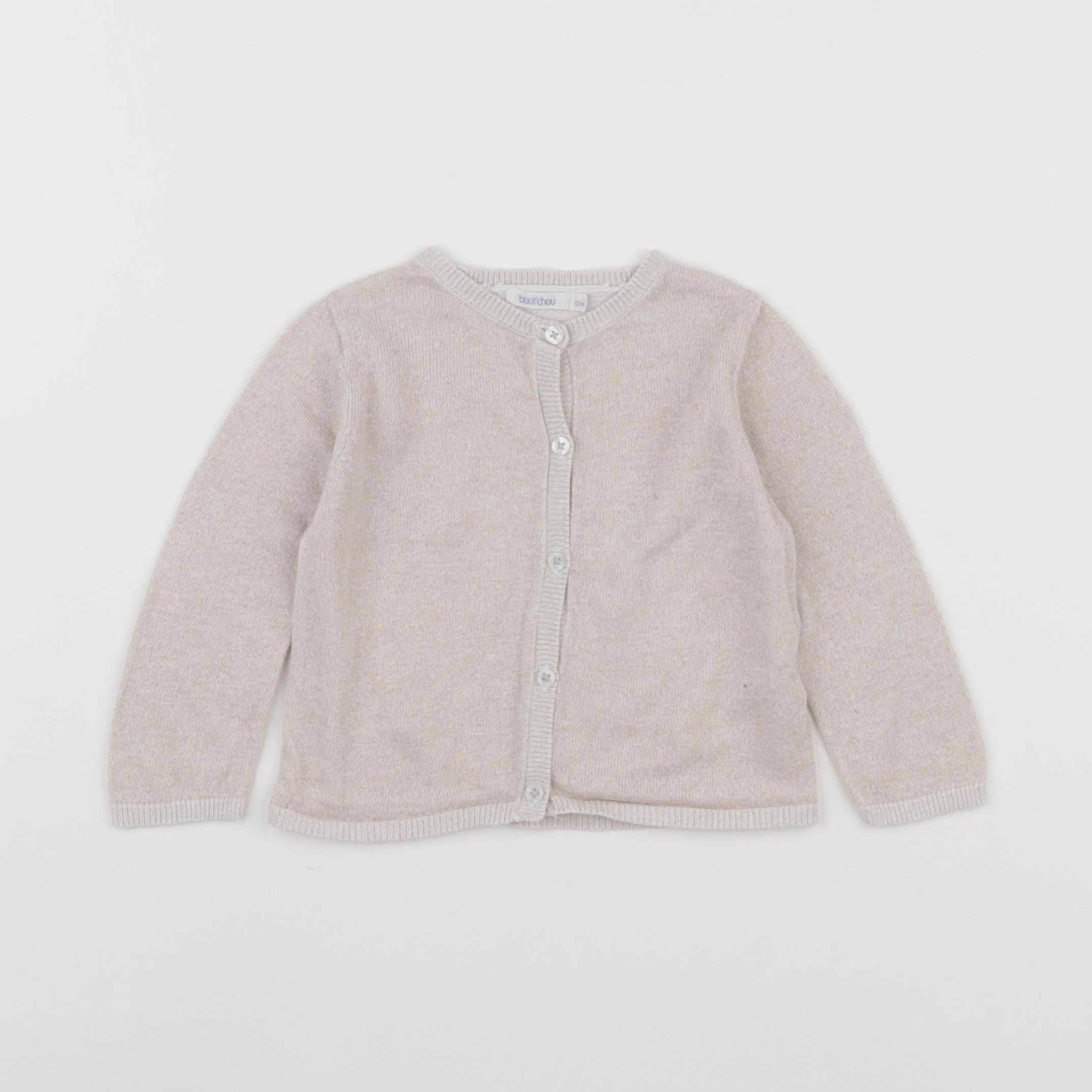 Boutchou - gilet or - 12 mois