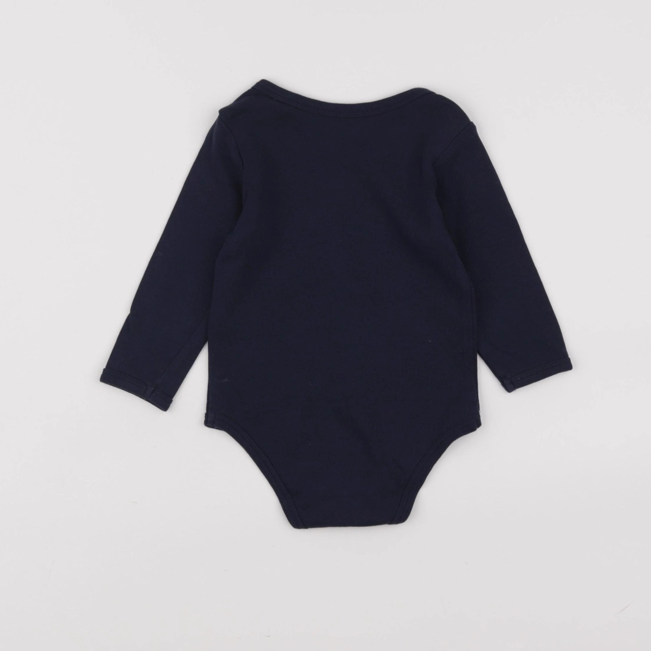 Vertbaudet - body bleu - 12 mois