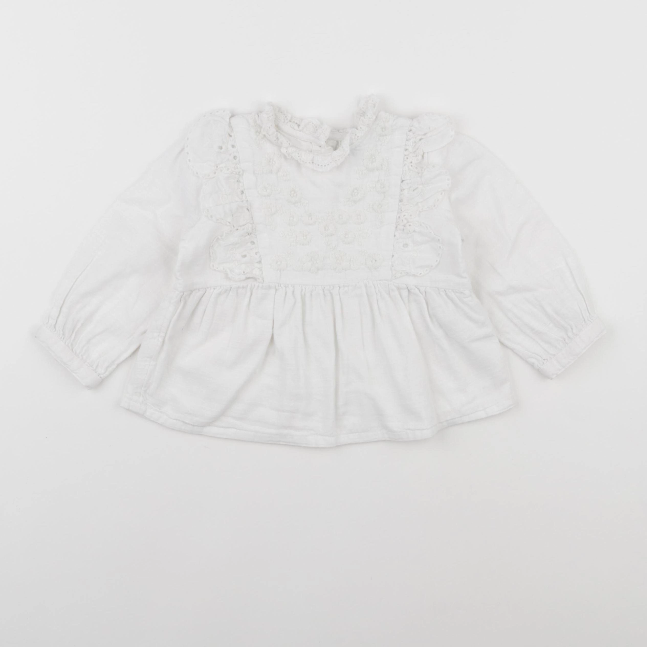 Tape à l'oeil - blouse blanc - 18 mois