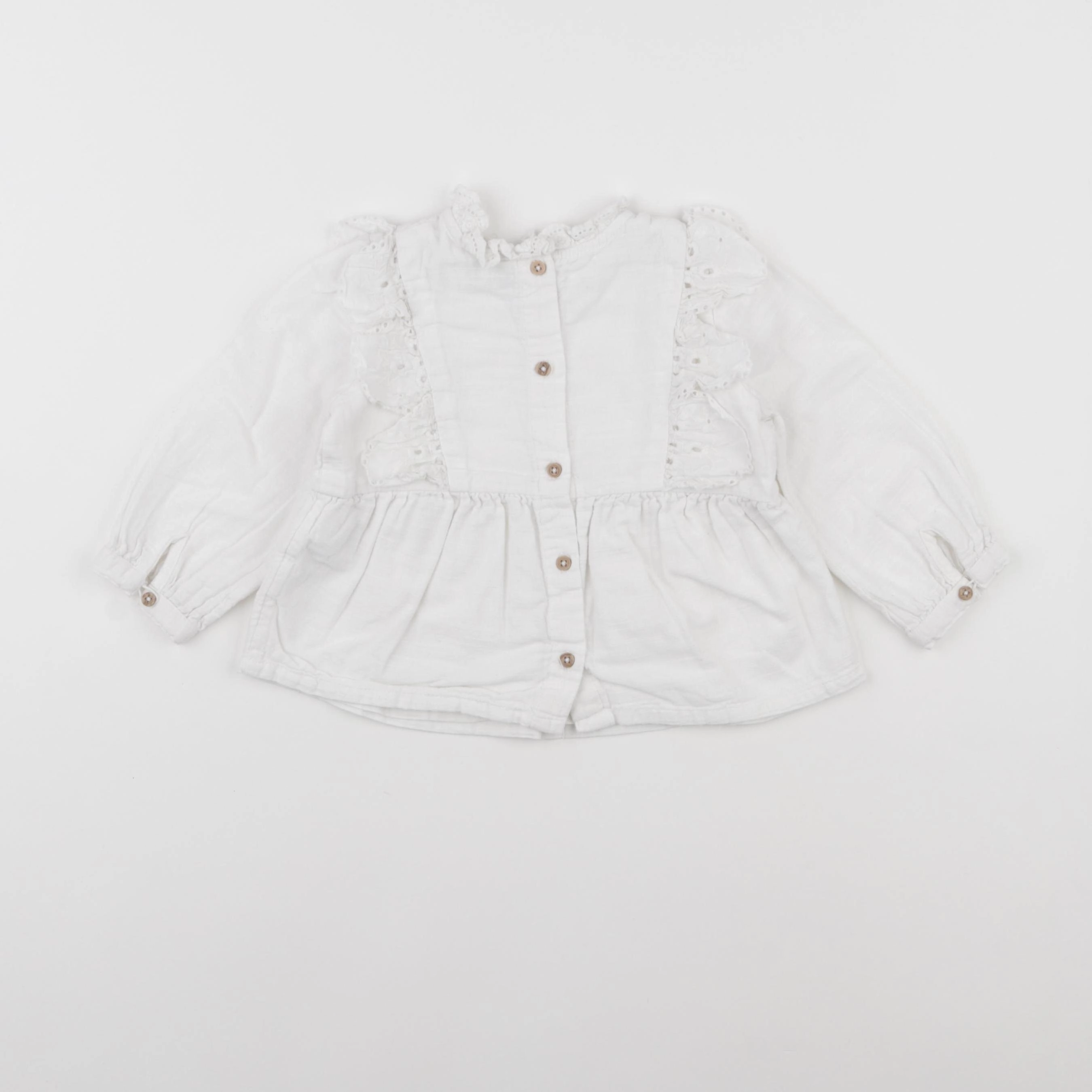 Tape à l'oeil - blouse blanc - 18 mois