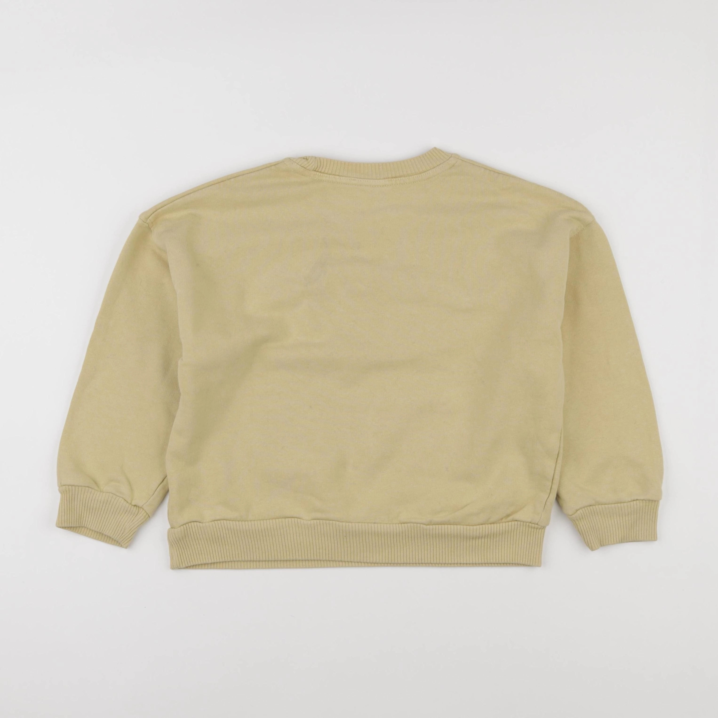 Monoprix - sweat jaune - 8 ans
