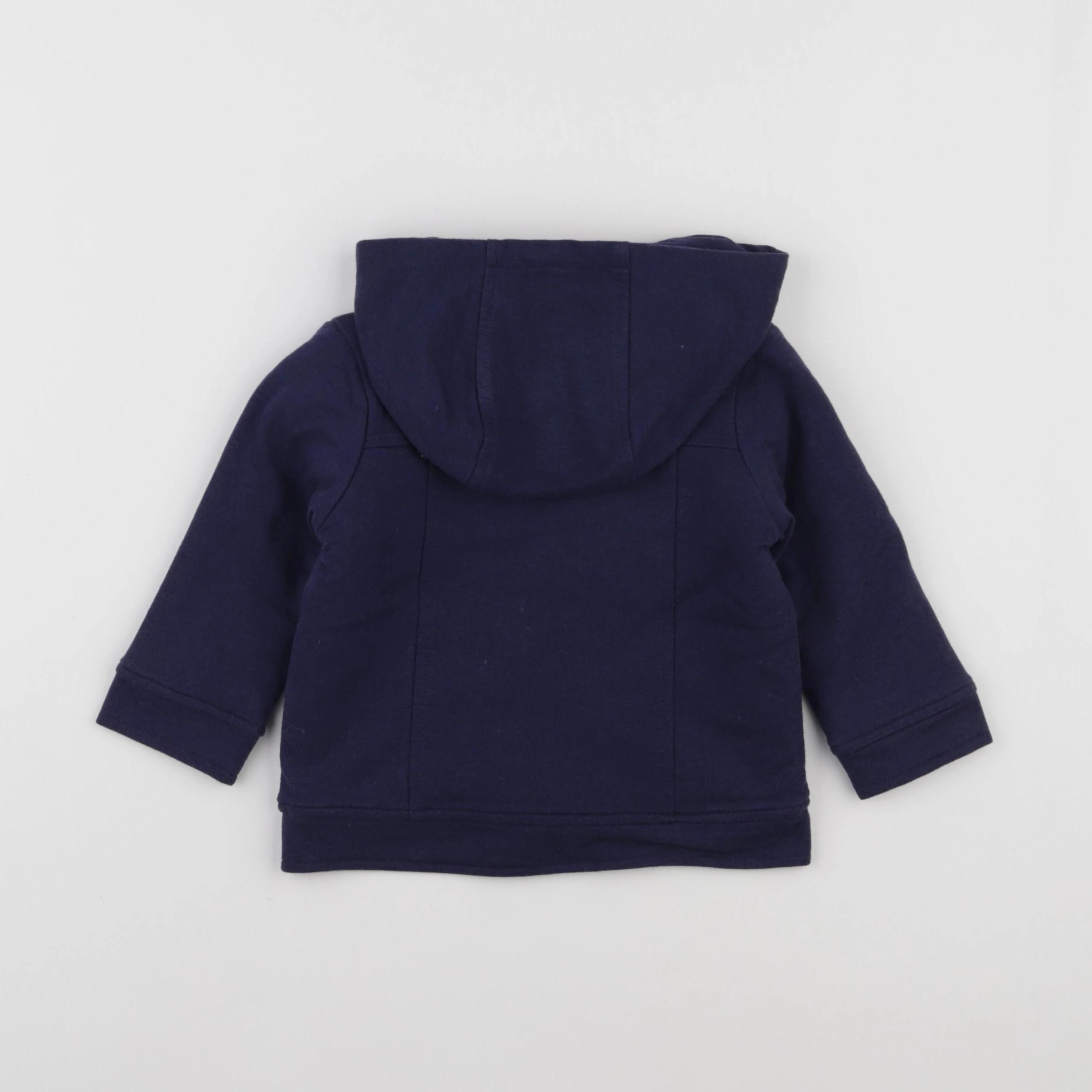 Vertbaudet - veste doublé bleu - 12 mois
