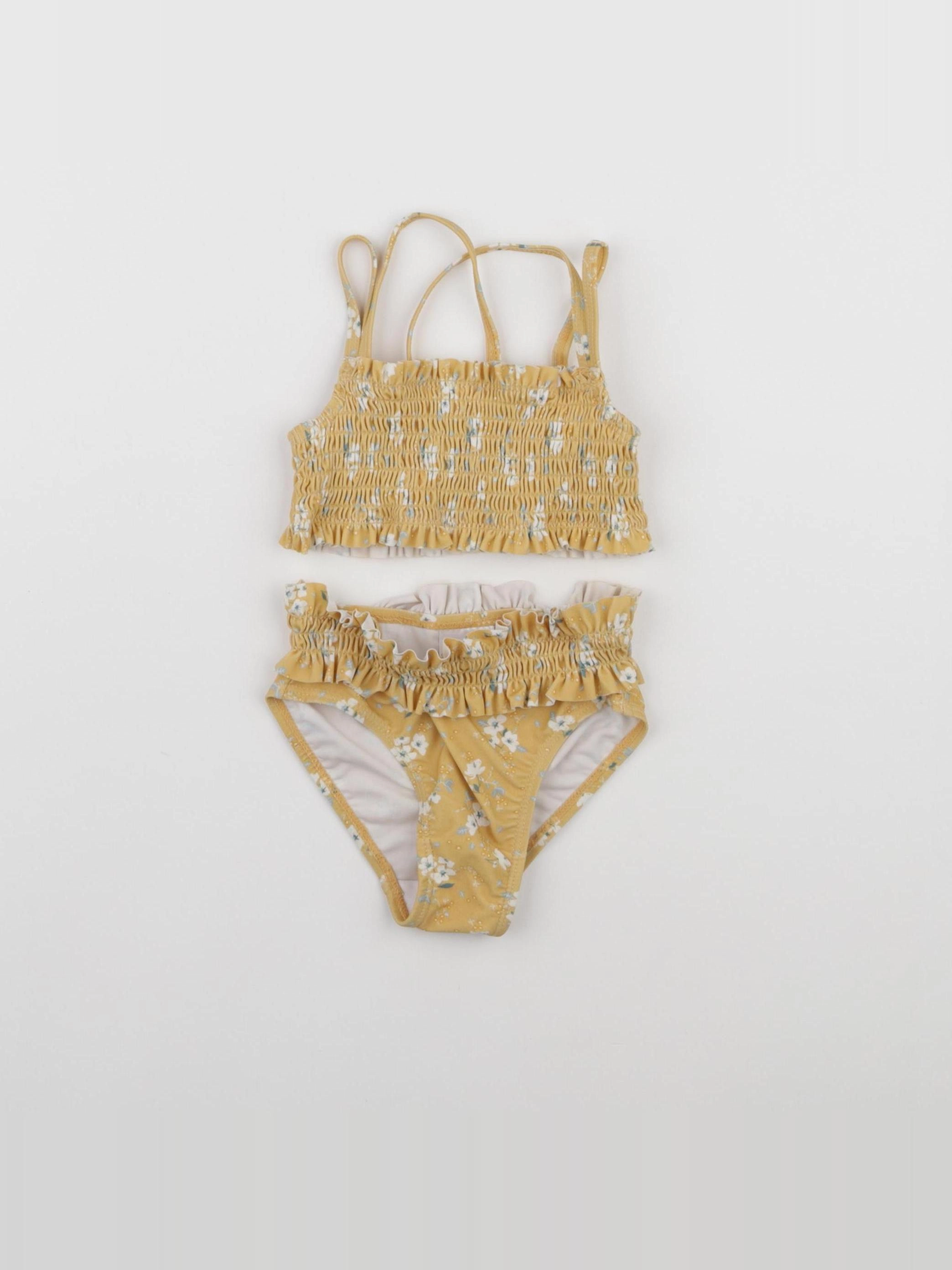 Vertbaudet - maillot de bain jaune - 2 ans