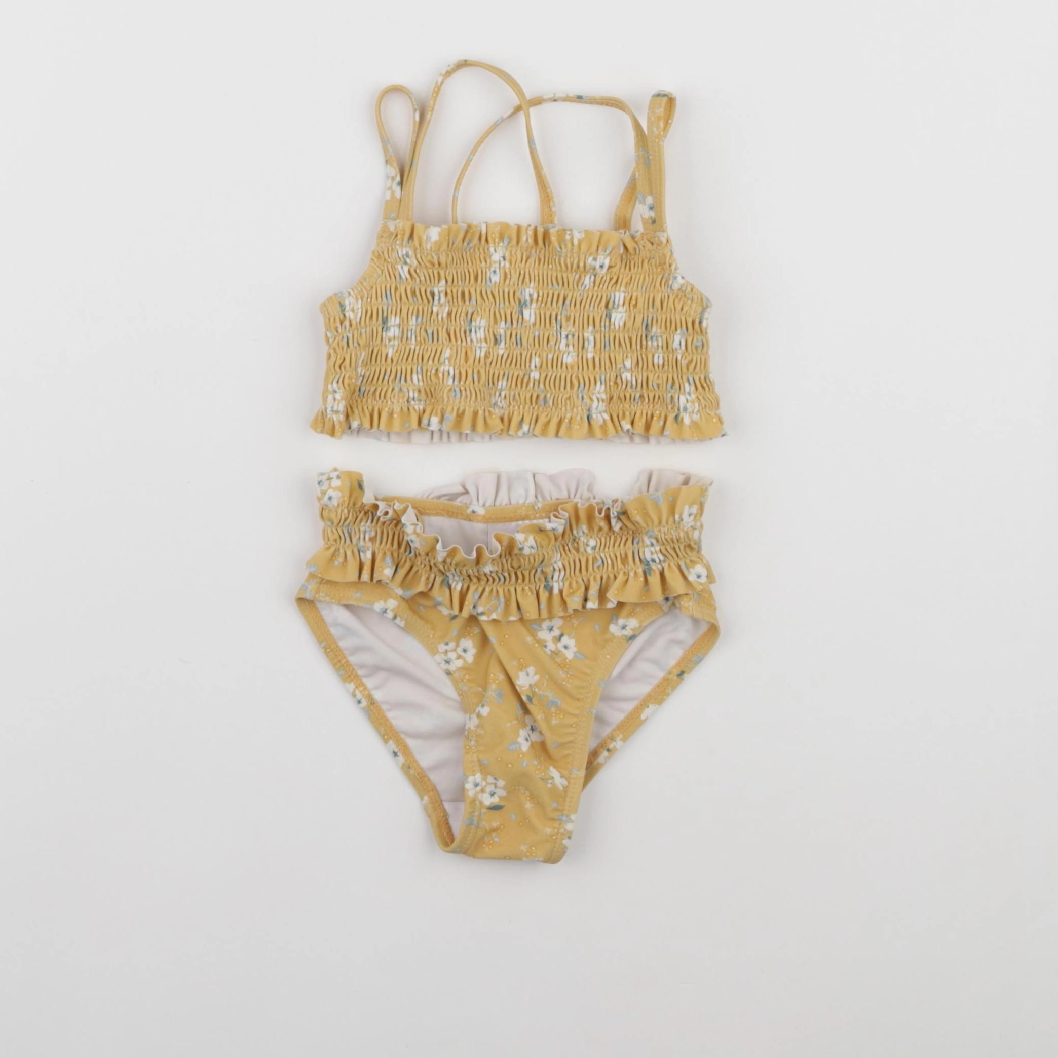 Vertbaudet - maillot de bain jaune - 2 ans