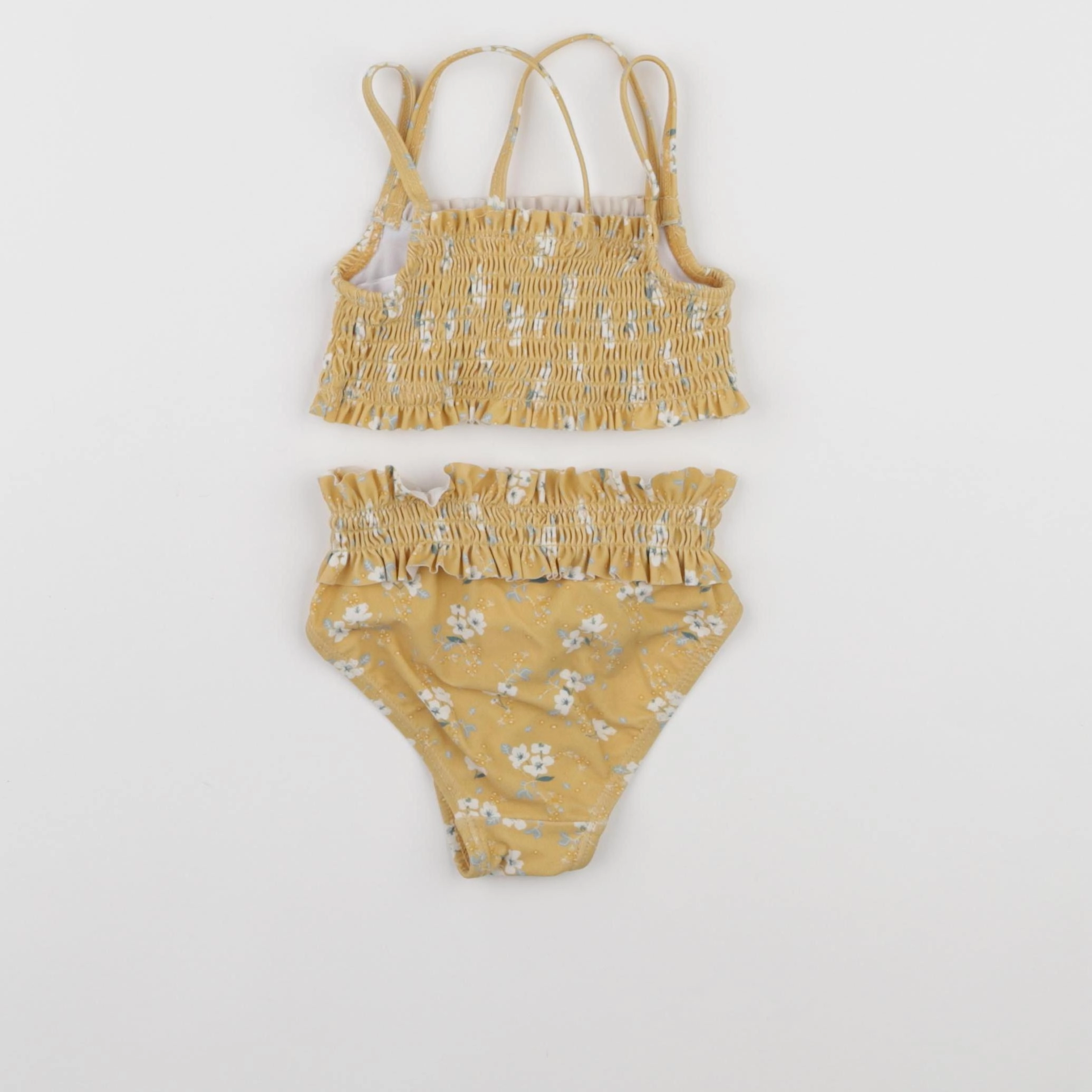 Vertbaudet - maillot de bain jaune - 2 ans