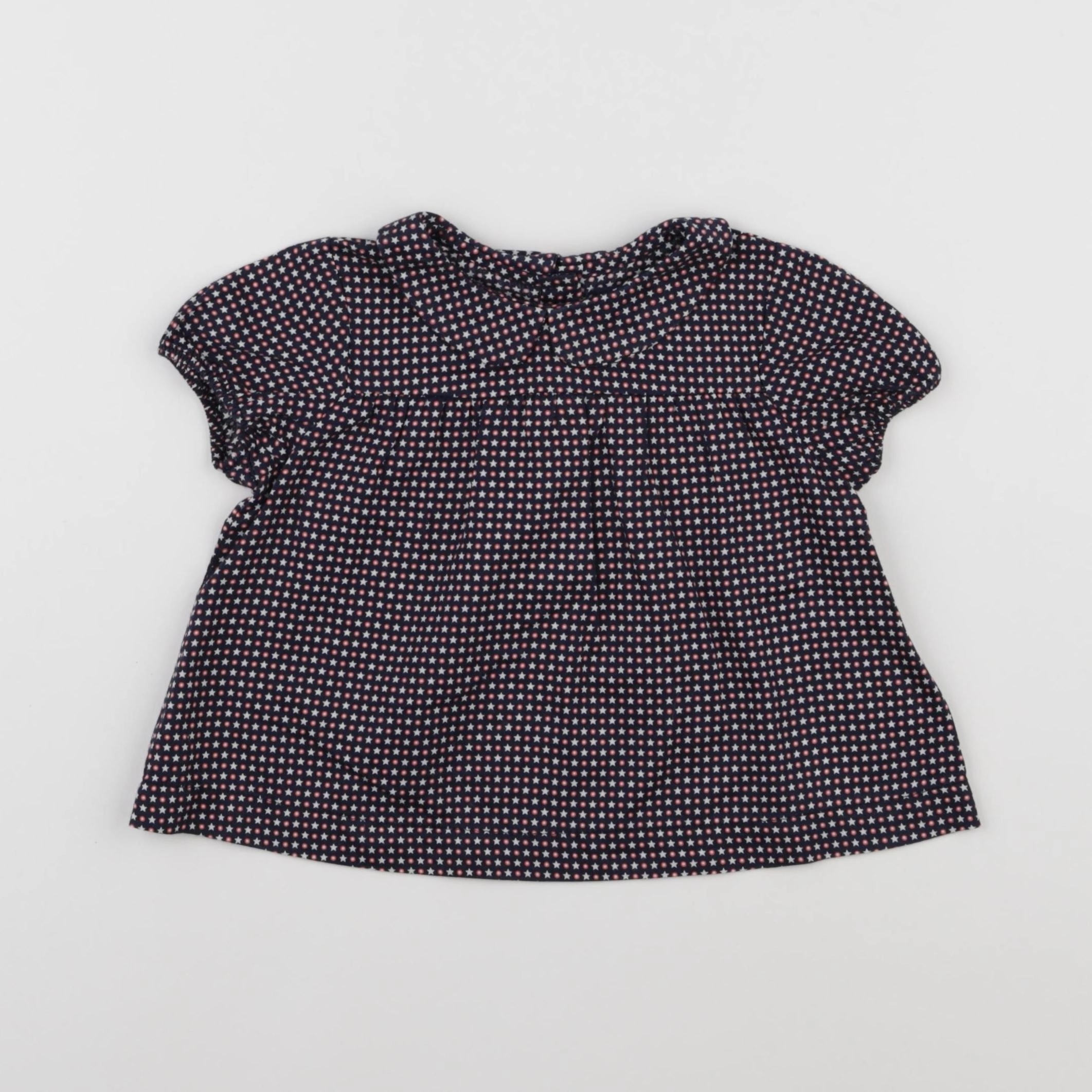 GAP - blouse bleu - 12/18 mois