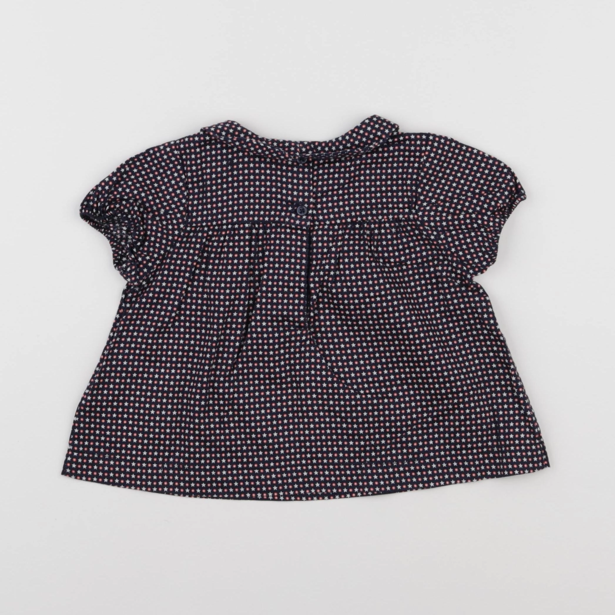 GAP - blouse bleu - 12/18 mois
