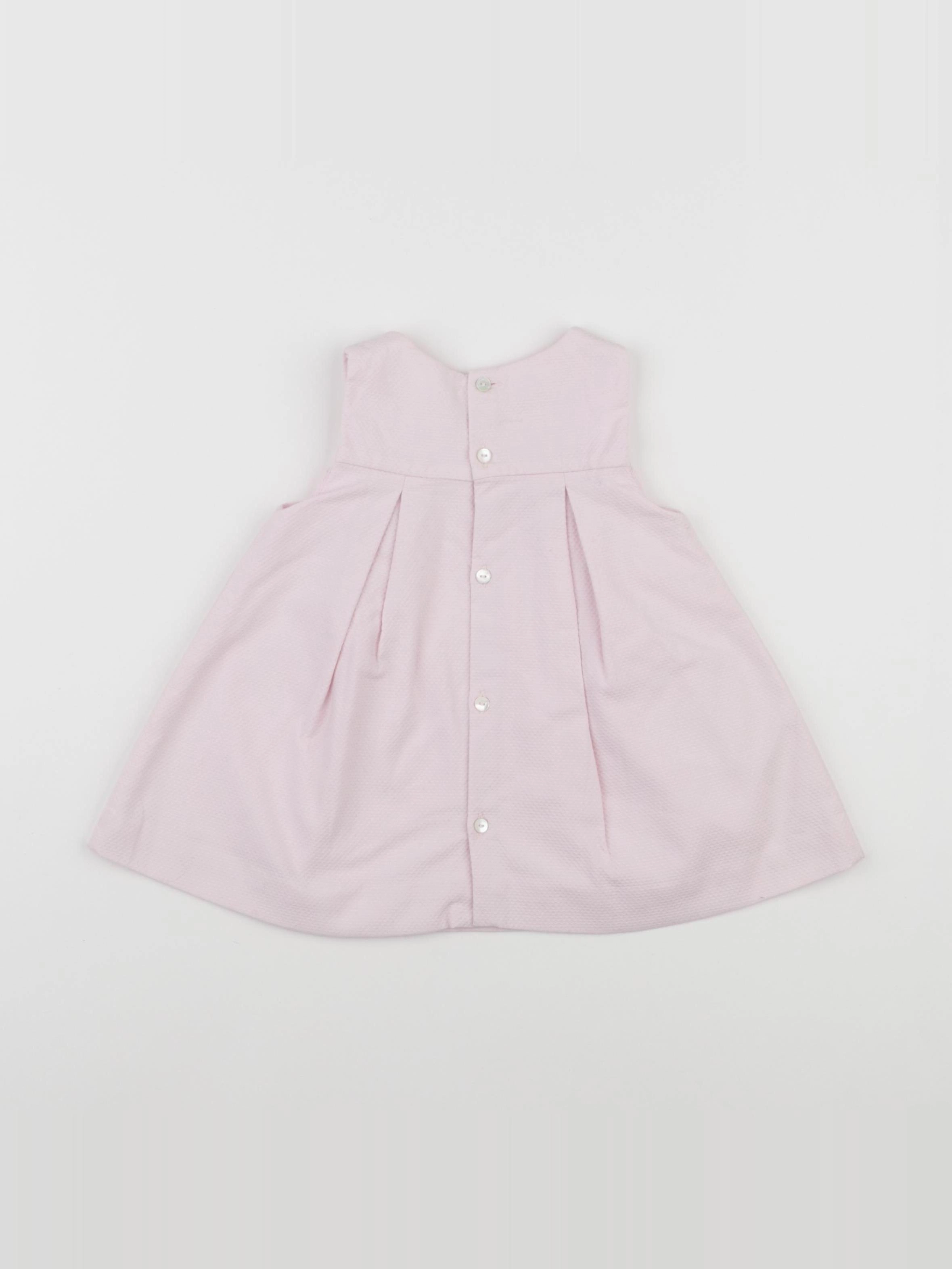 Jacadi - robe rose - 6 mois
