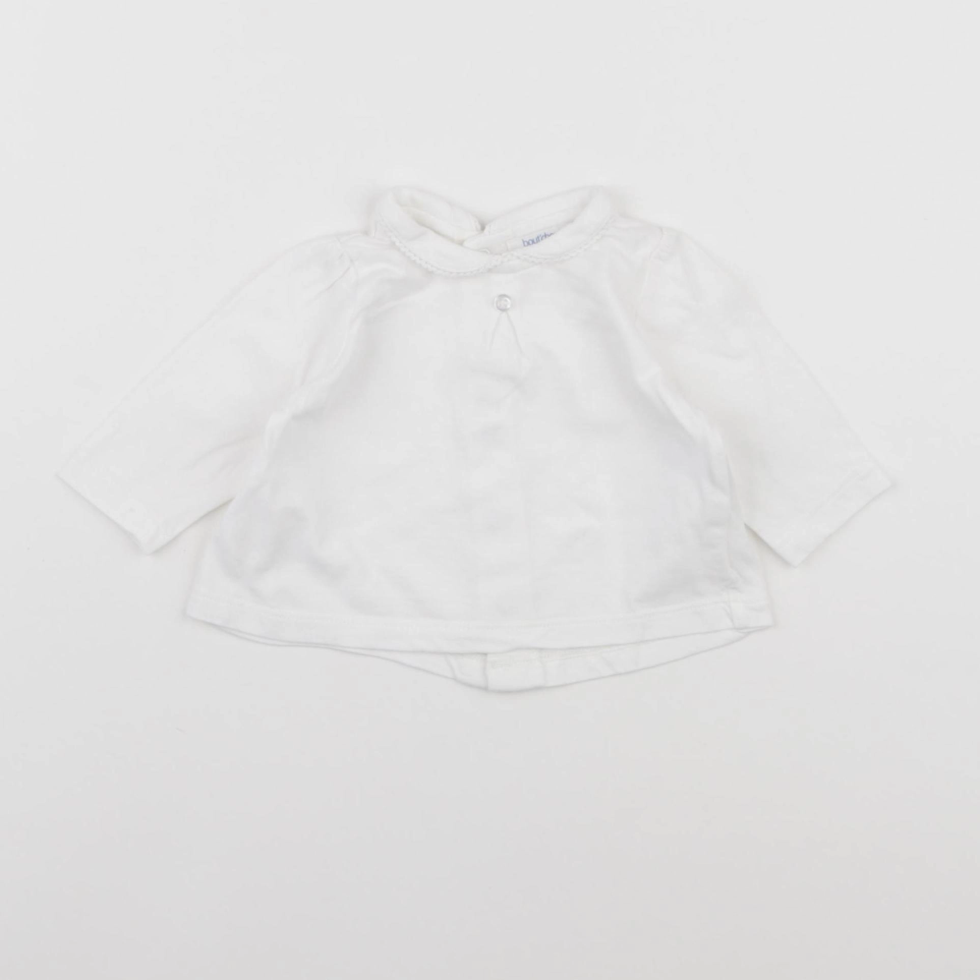 Boutchou - tee-shirt blanc - 1 mois
