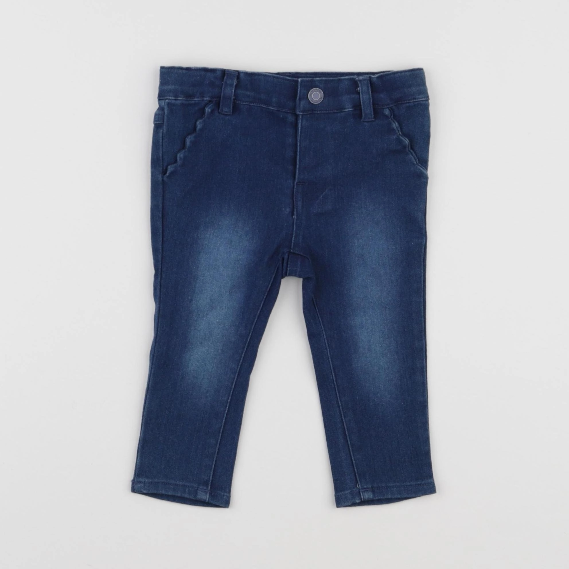 Vertbaudet - jean bleu - 9 mois