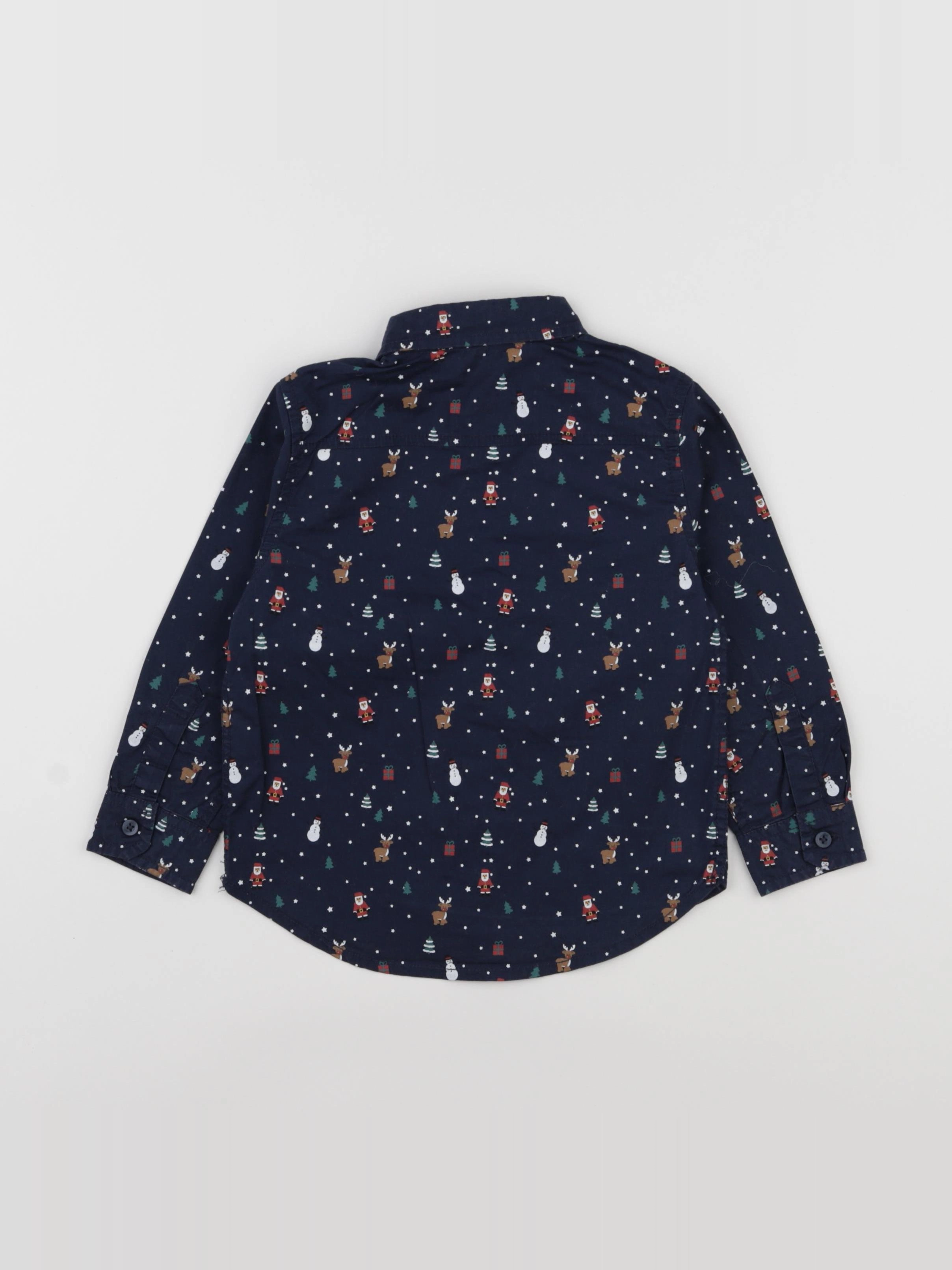 H&M - chemise bleu - 18/24 mois